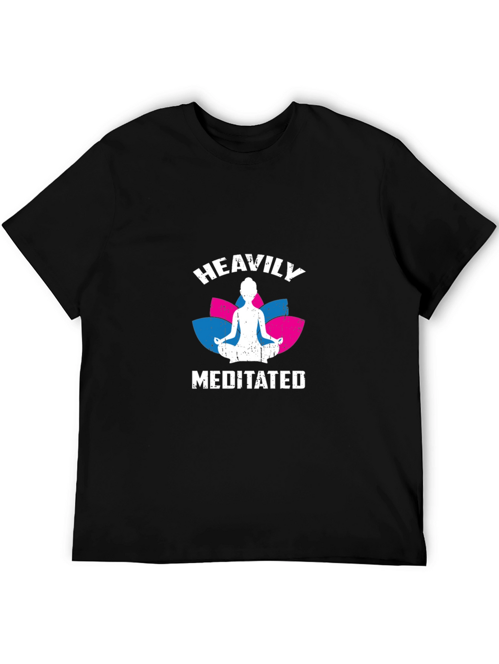 Heavily Meditated Graphic T-Shirt - Yoga Lover Tee