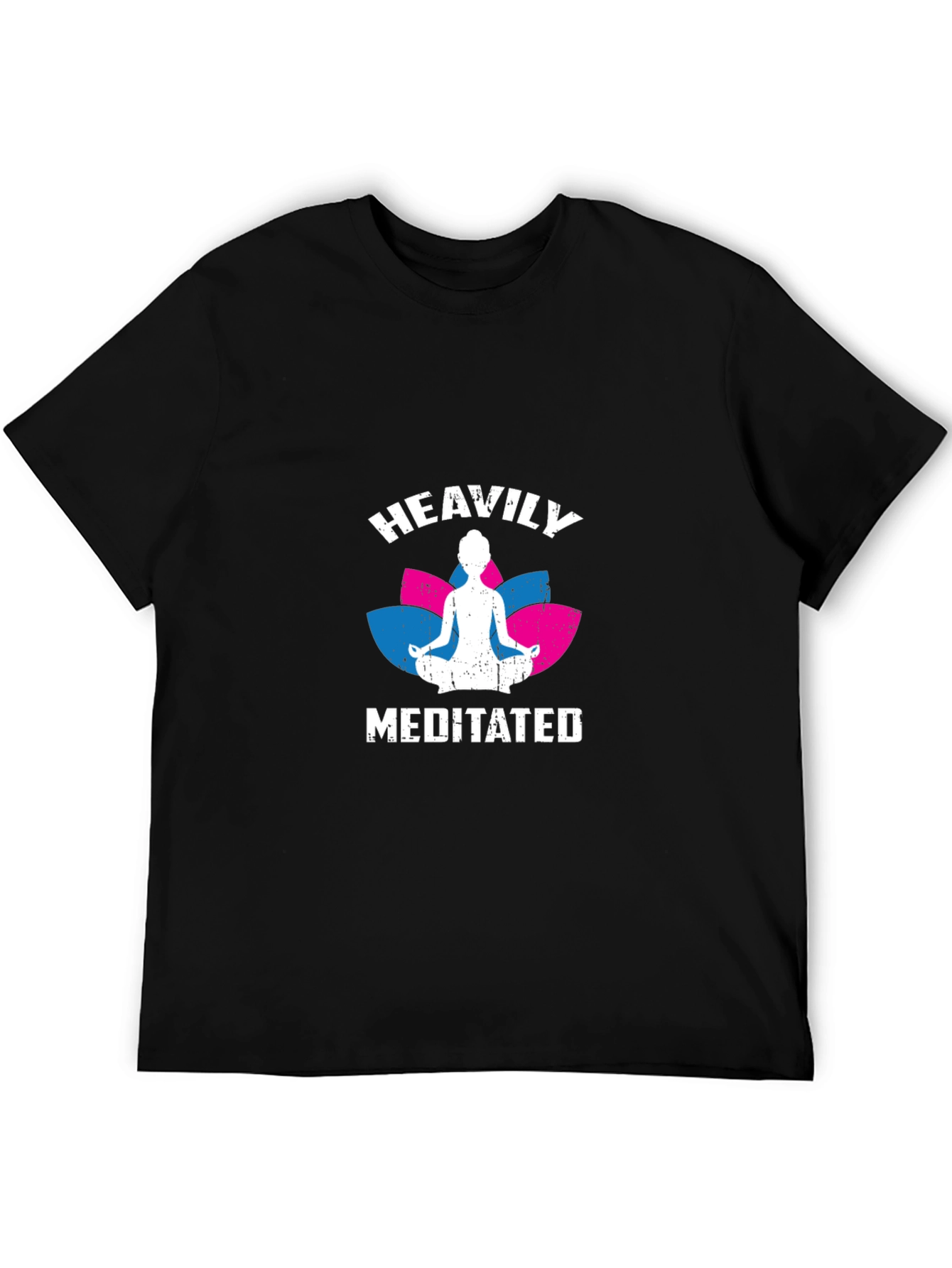 Heavily Meditated Graphic T-Shirt - Yoga Lover Tee