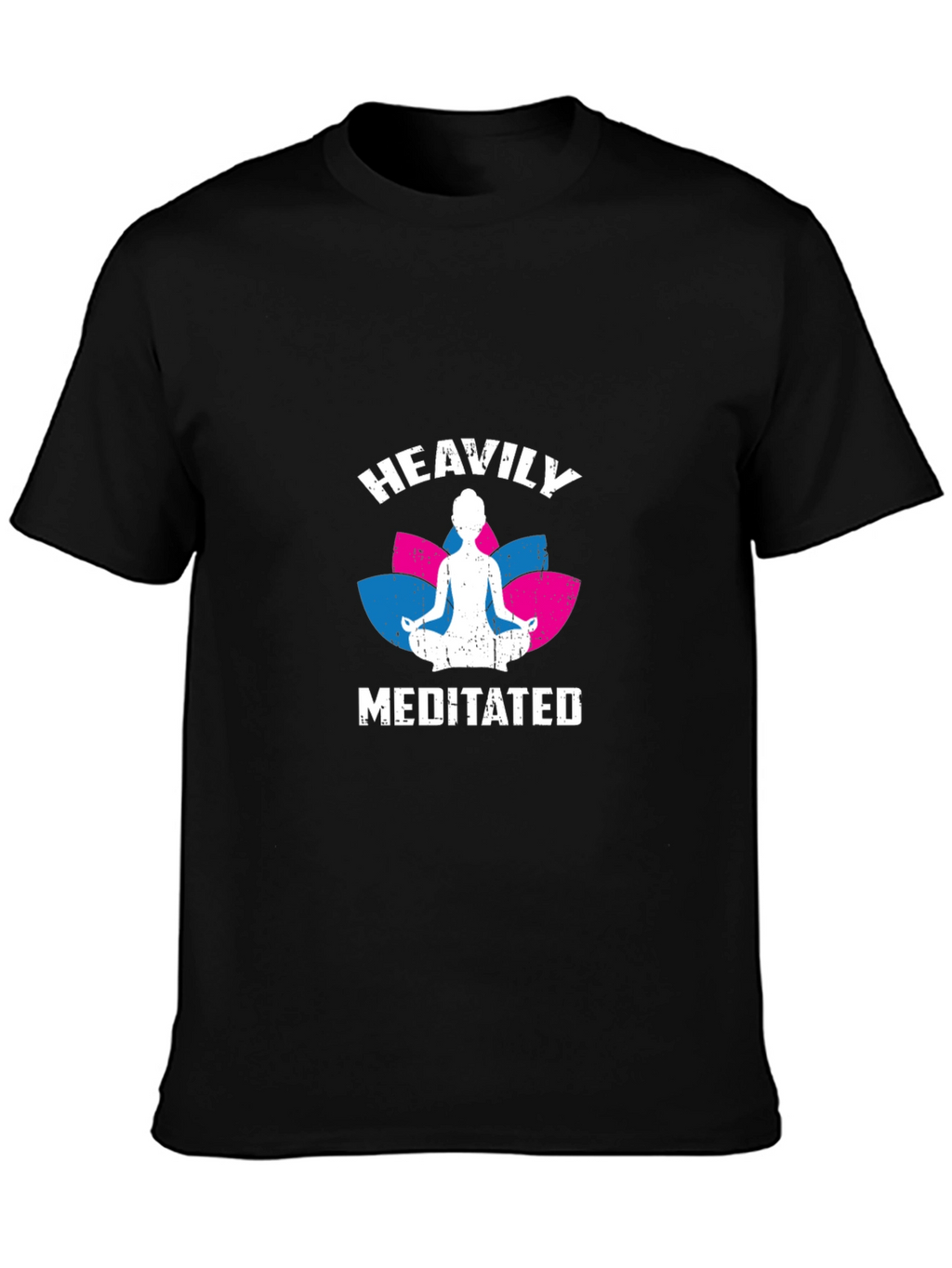 Heavily Meditated Graphic T-Shirt - Yoga Lover Tee