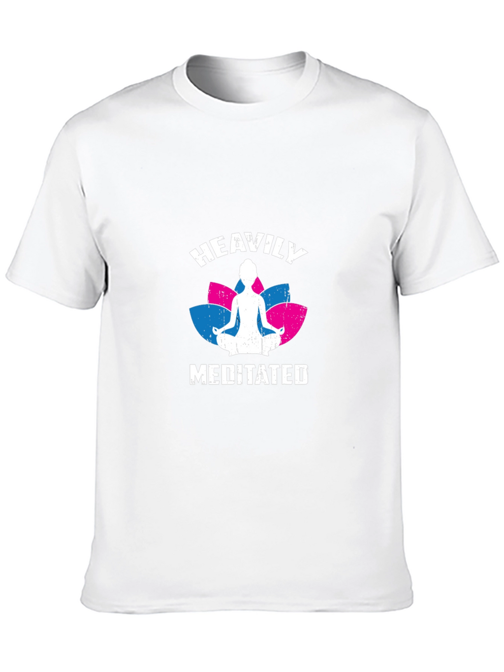 Heavily Meditated Graphic T-Shirt - Yoga Lover Tee