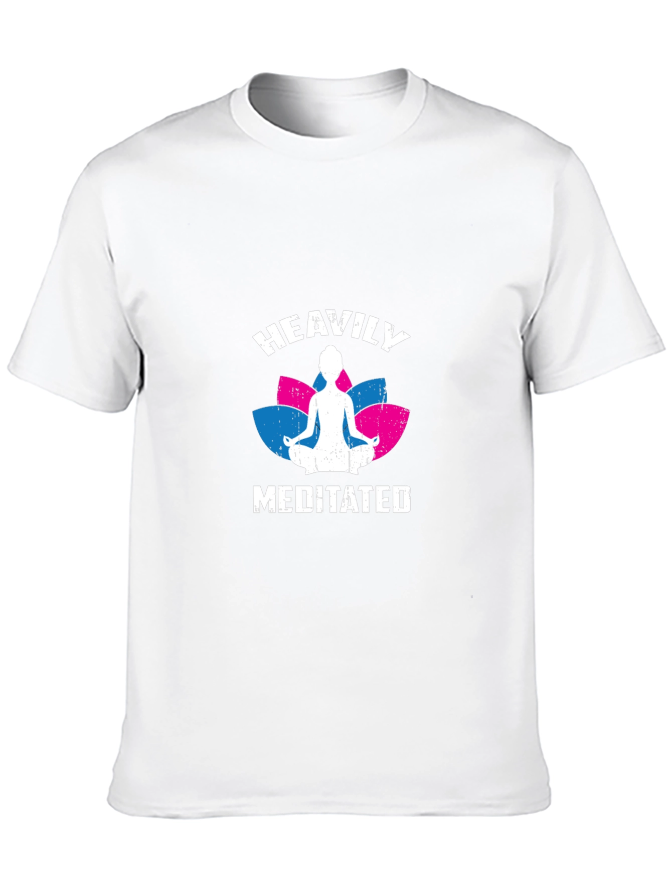 Heavily Meditated Graphic T-Shirt - Yoga Lover Tee