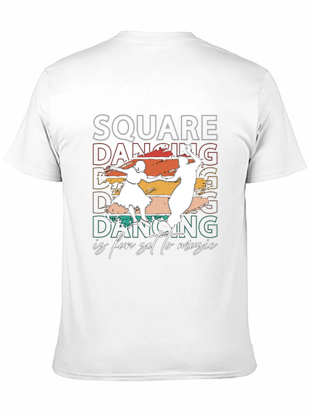 Square Dancing T-Shirt - Fun Set to Music Design