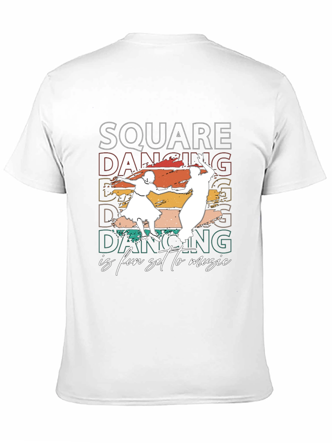 Square Dancing T-Shirt - Fun Set to Music Design