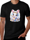 Cute Easter Bunny Painting Egg T-Shirt