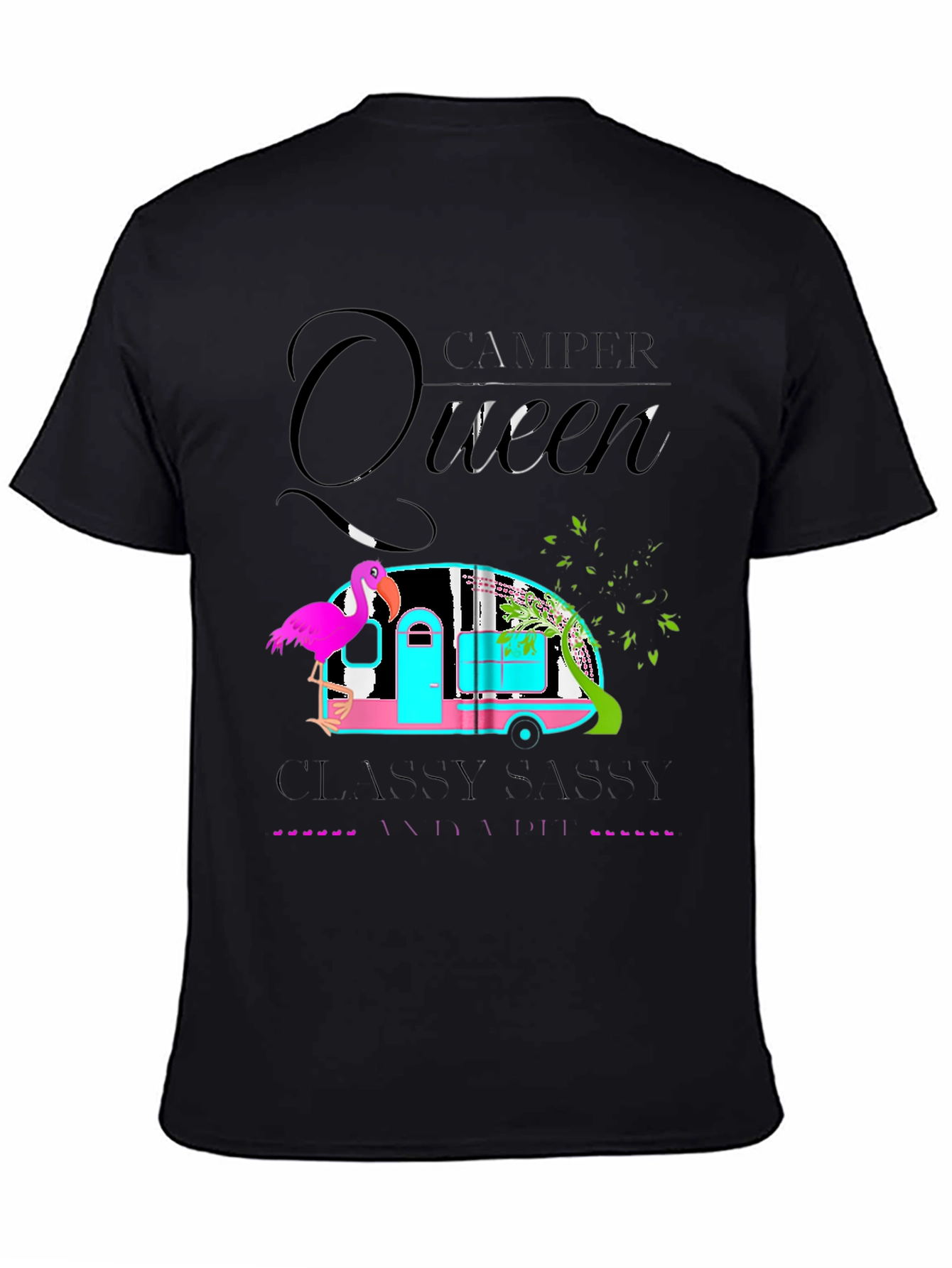 Camper Queen T-Shirt - Classy Sassy & A Bit Badassy