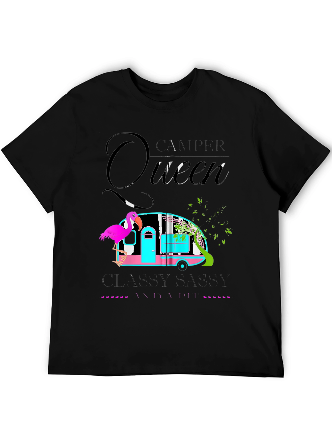 Camper Queen T-Shirt - Classy Sassy & A Bit Badassy