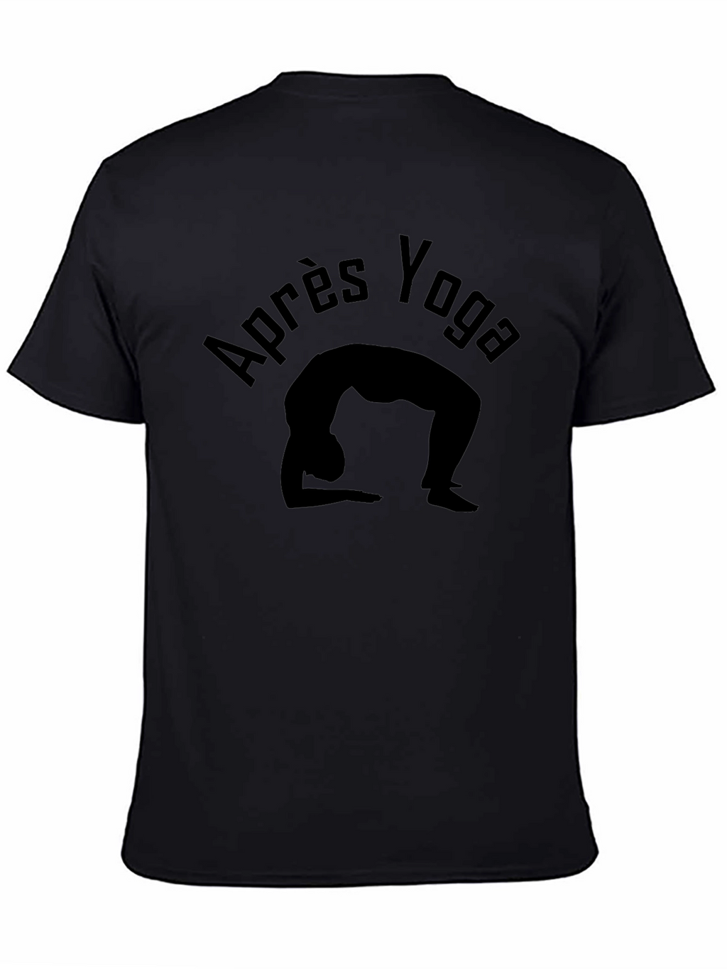Apres Yoga Black Graphic Tee