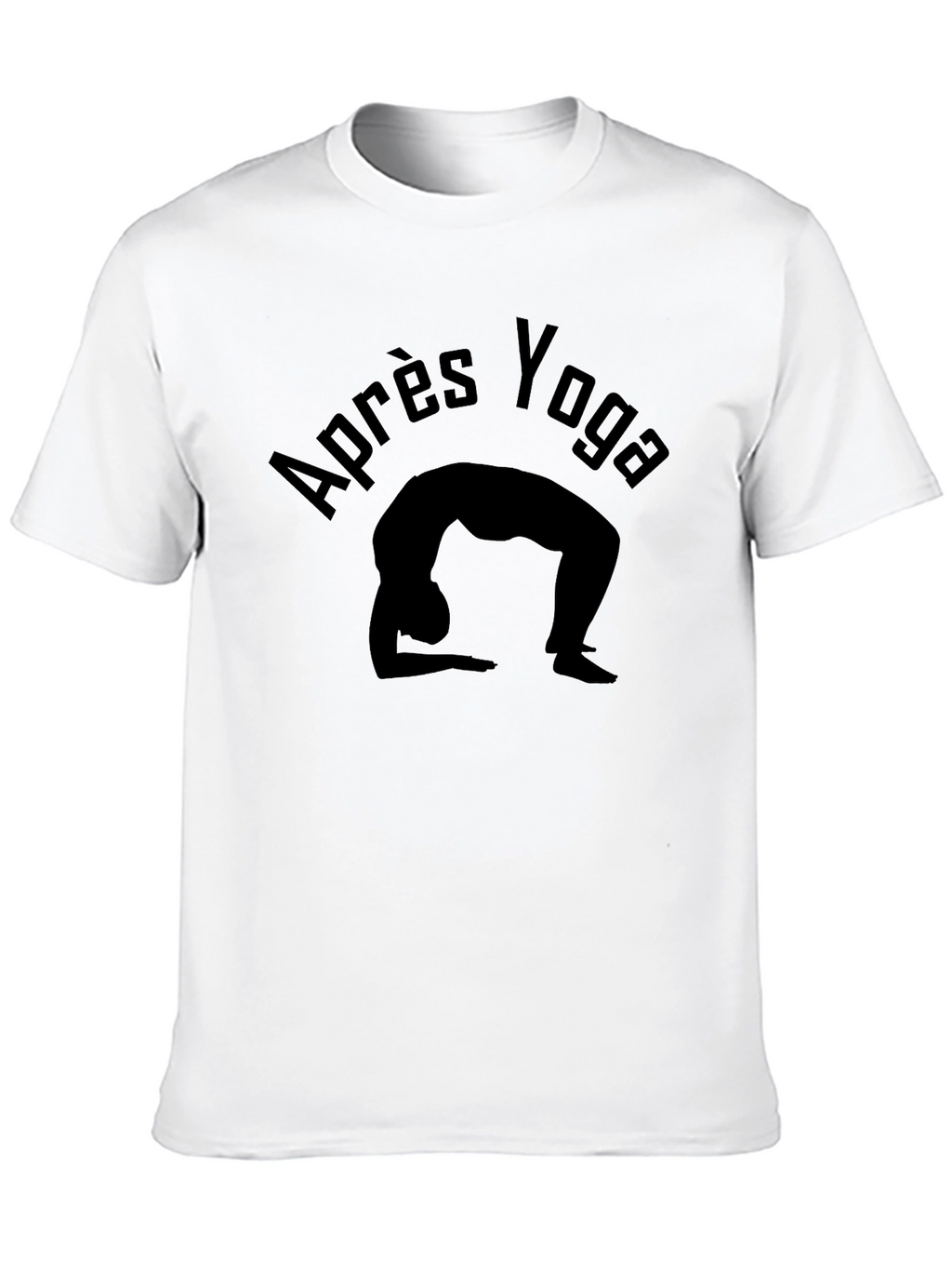 Apres Yoga Black Graphic Tee