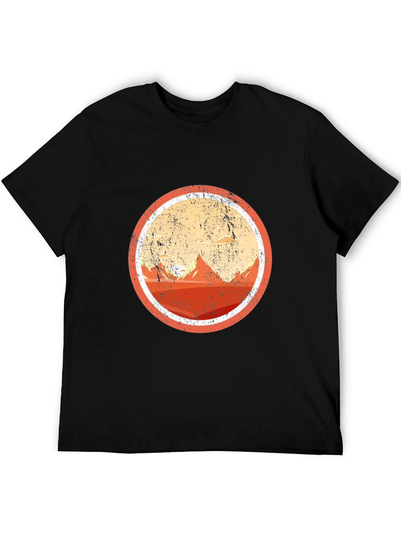 Vintage Mountain Graphic T-Shirt - Retro Outdoor Style