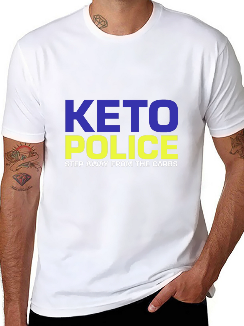 Keto Police T-Shirt - Step Away From Carbs