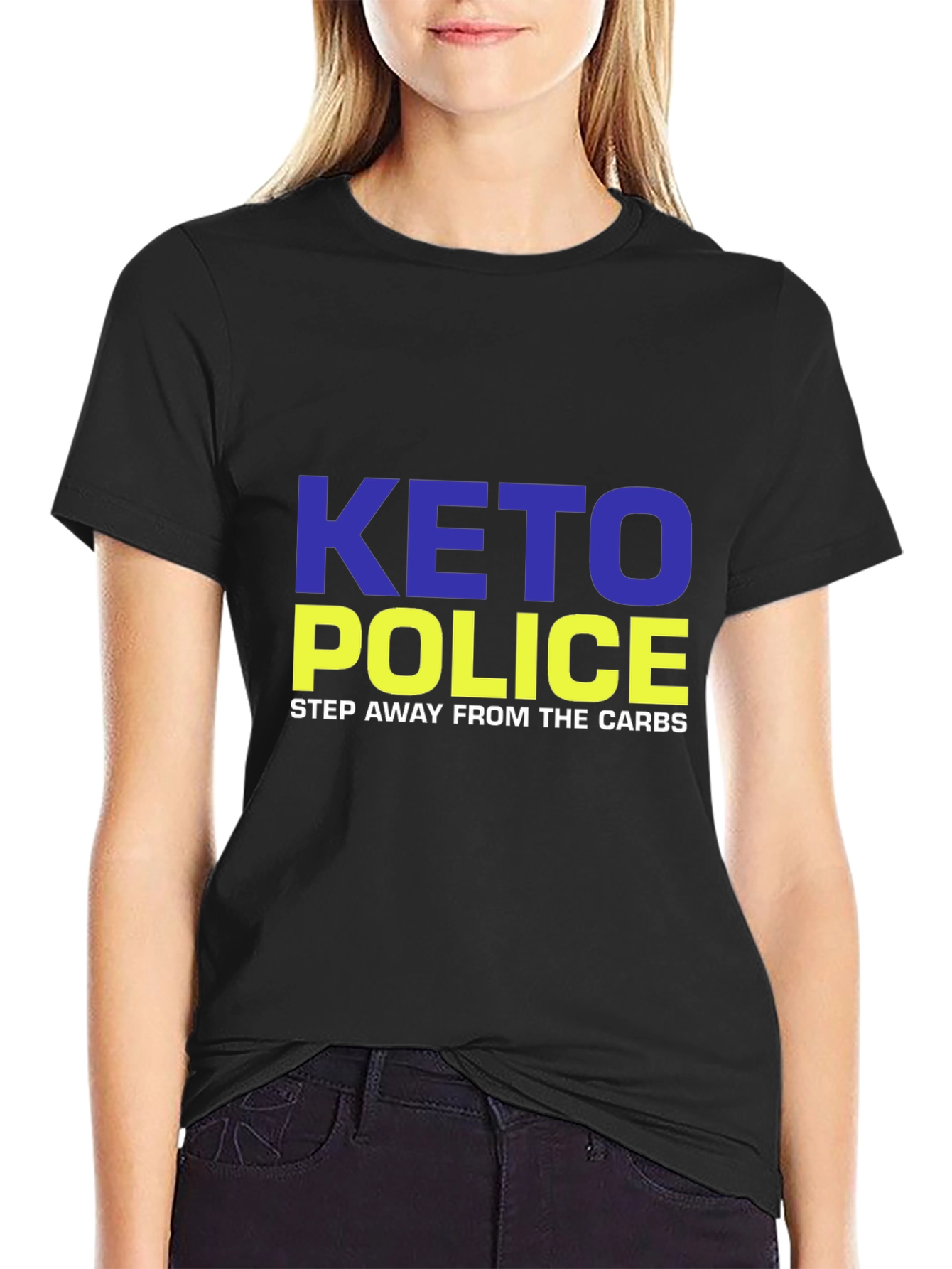 Keto Police T-Shirt - Step Away From Carbs