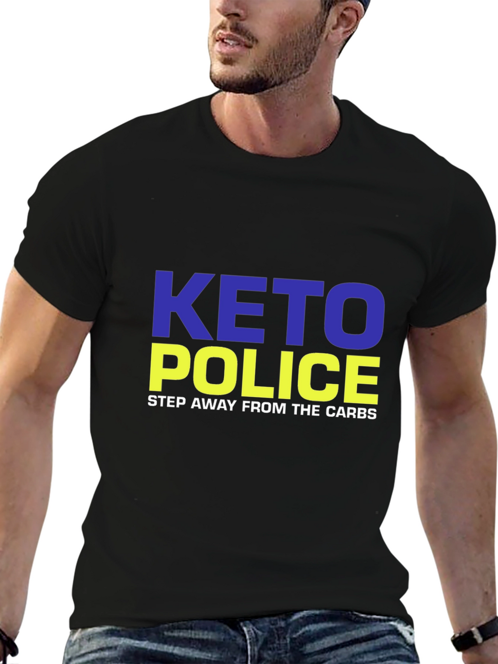 Keto Police T-Shirt - Step Away From Carbs