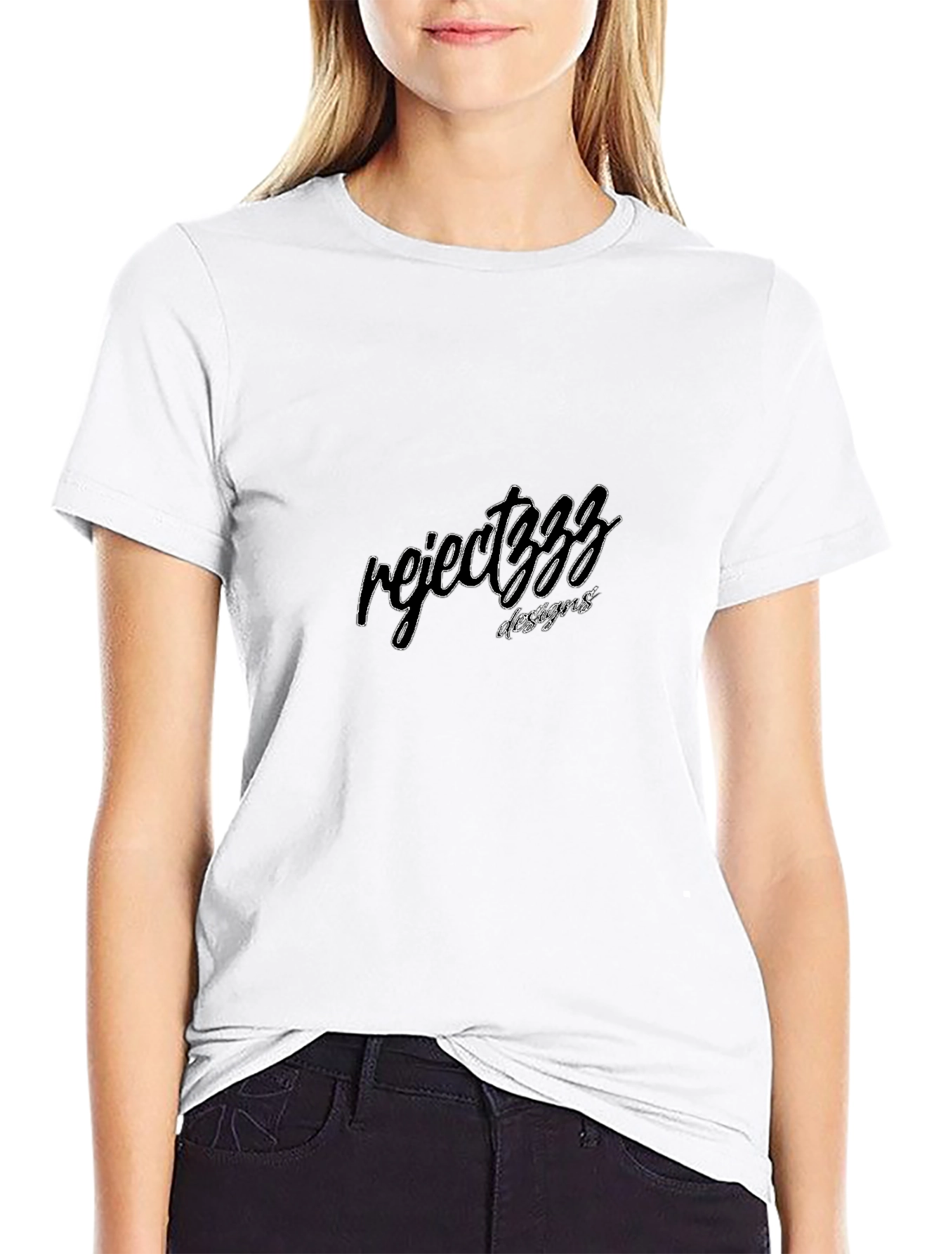 Reject 333 Designs Black T-Shirt - Modern Graphic Tee