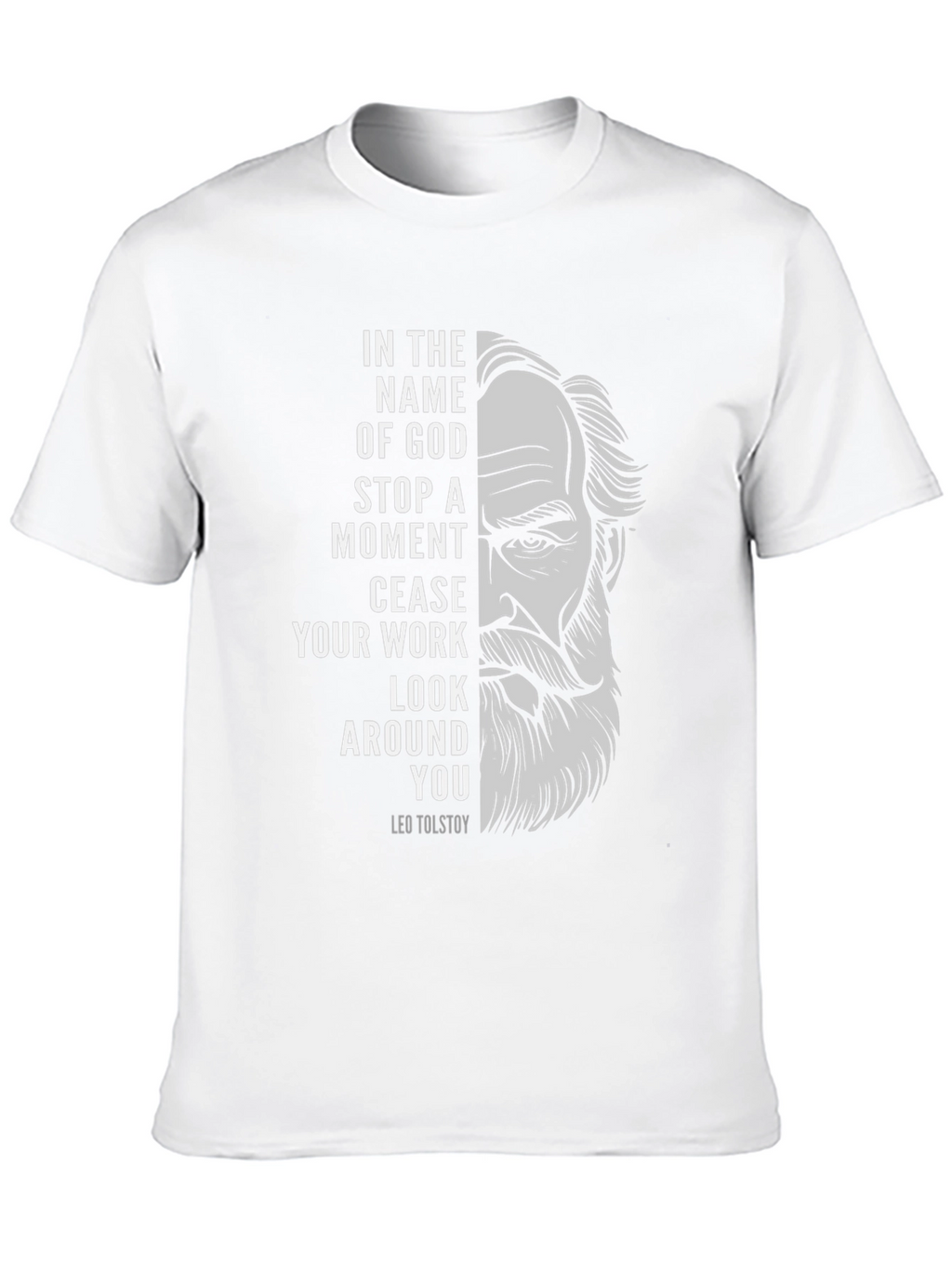 Leo Tolstoy Quote Graphic T-Shirt