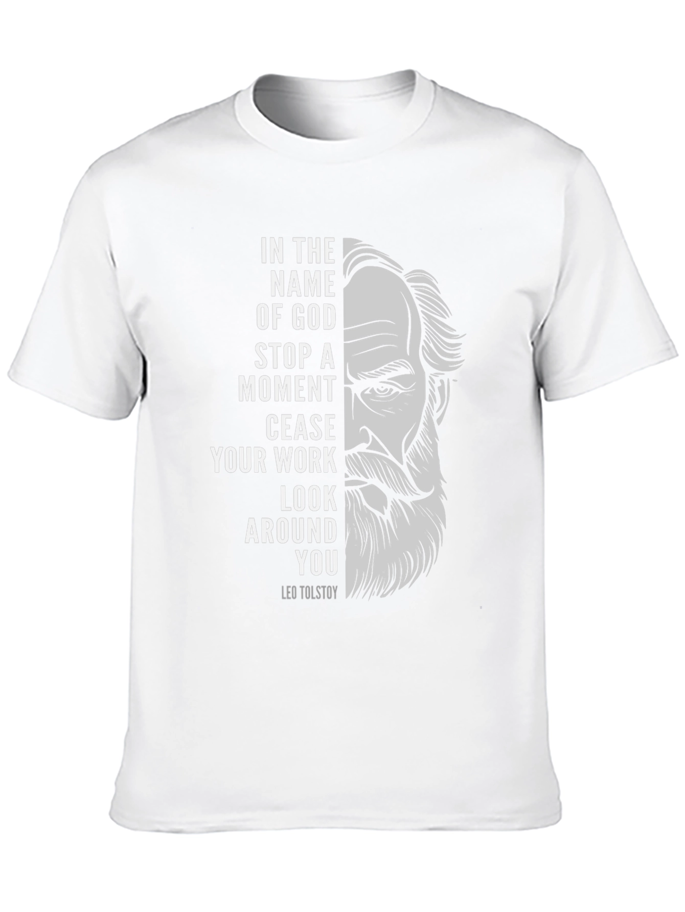 Leo Tolstoy Quote Graphic T-Shirt