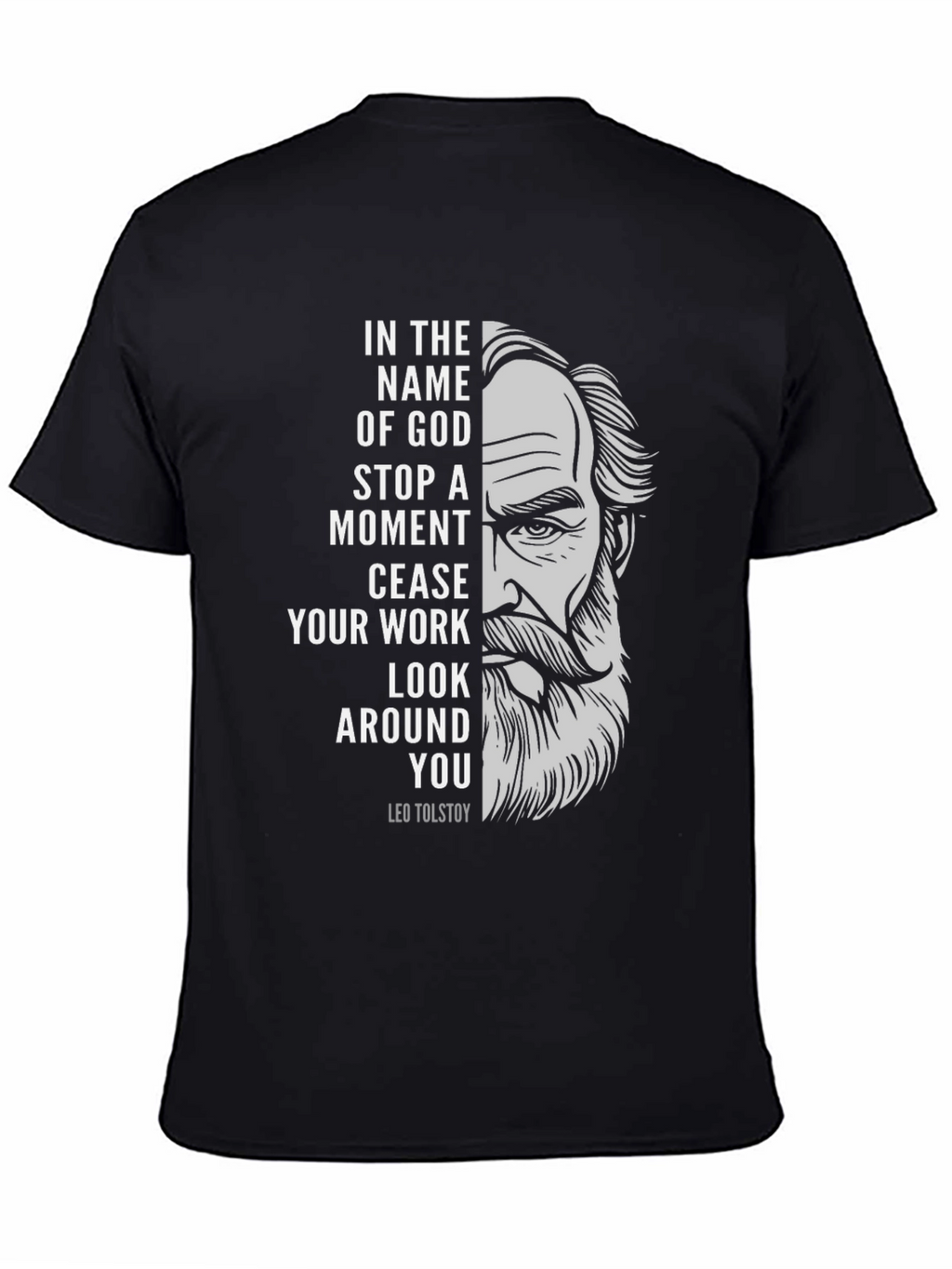 Leo Tolstoy Quote Graphic T-Shirt