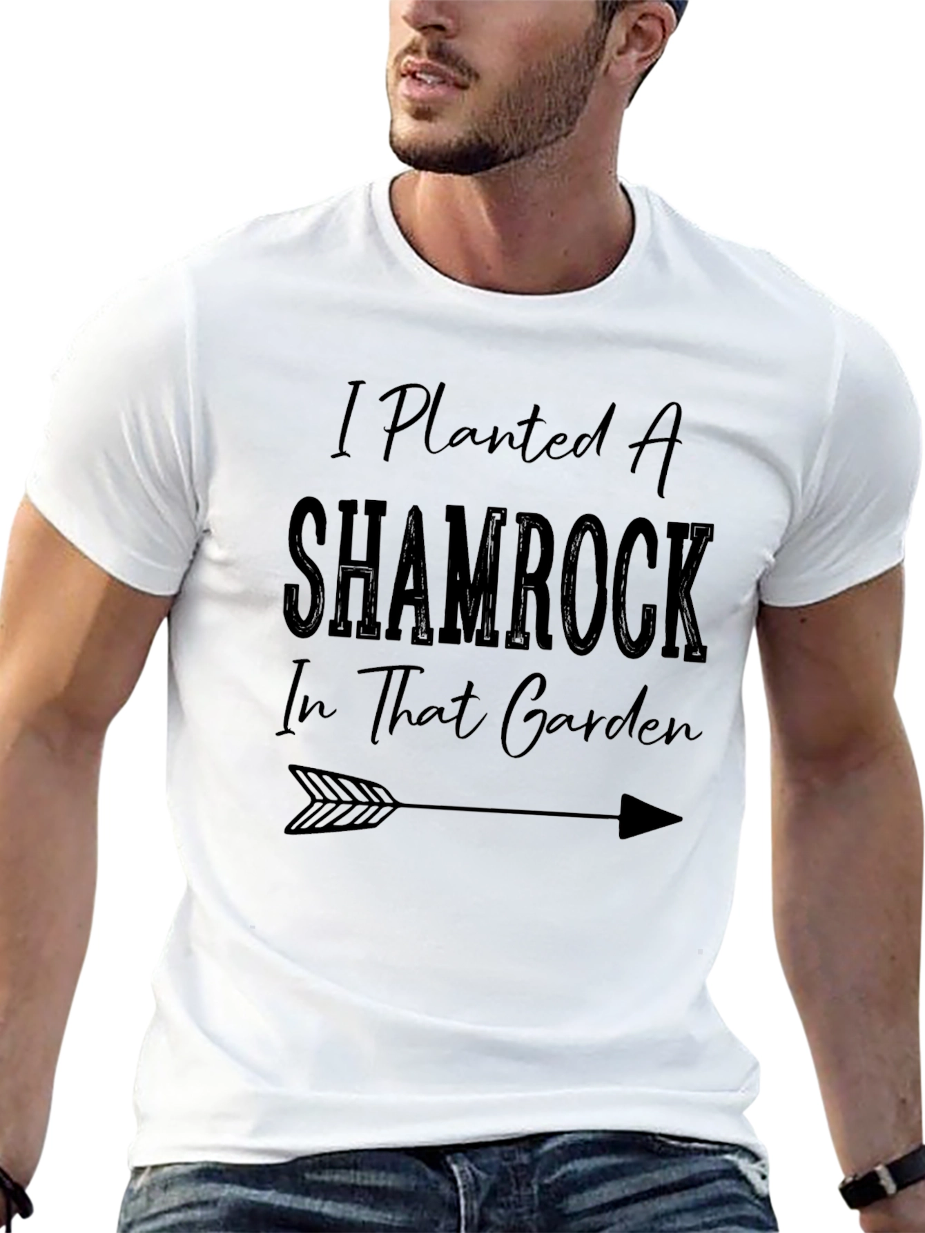 Shamrock Garden Novelty Graphic Tee