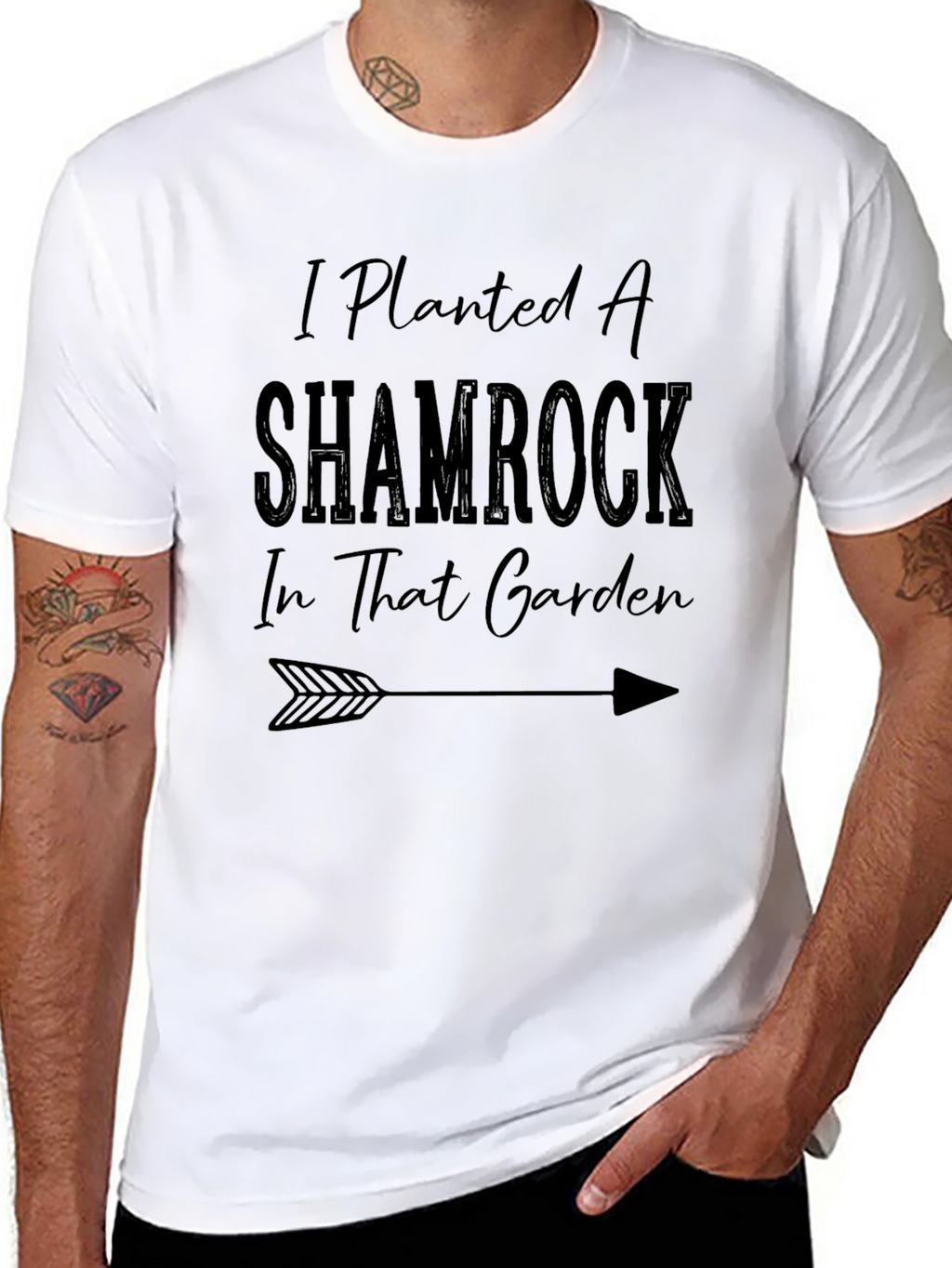 Shamrock Garden Novelty Graphic Tee