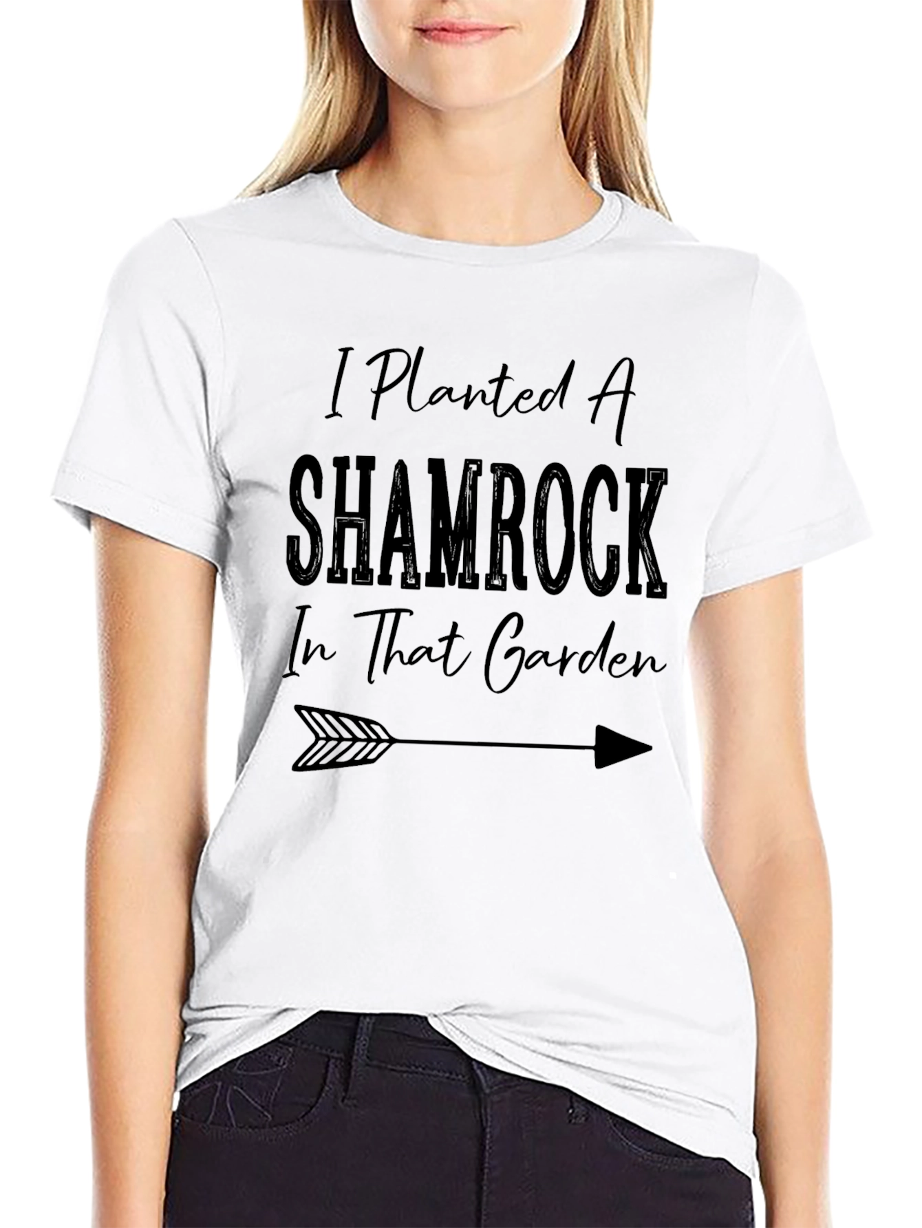 Shamrock Garden Novelty Graphic Tee