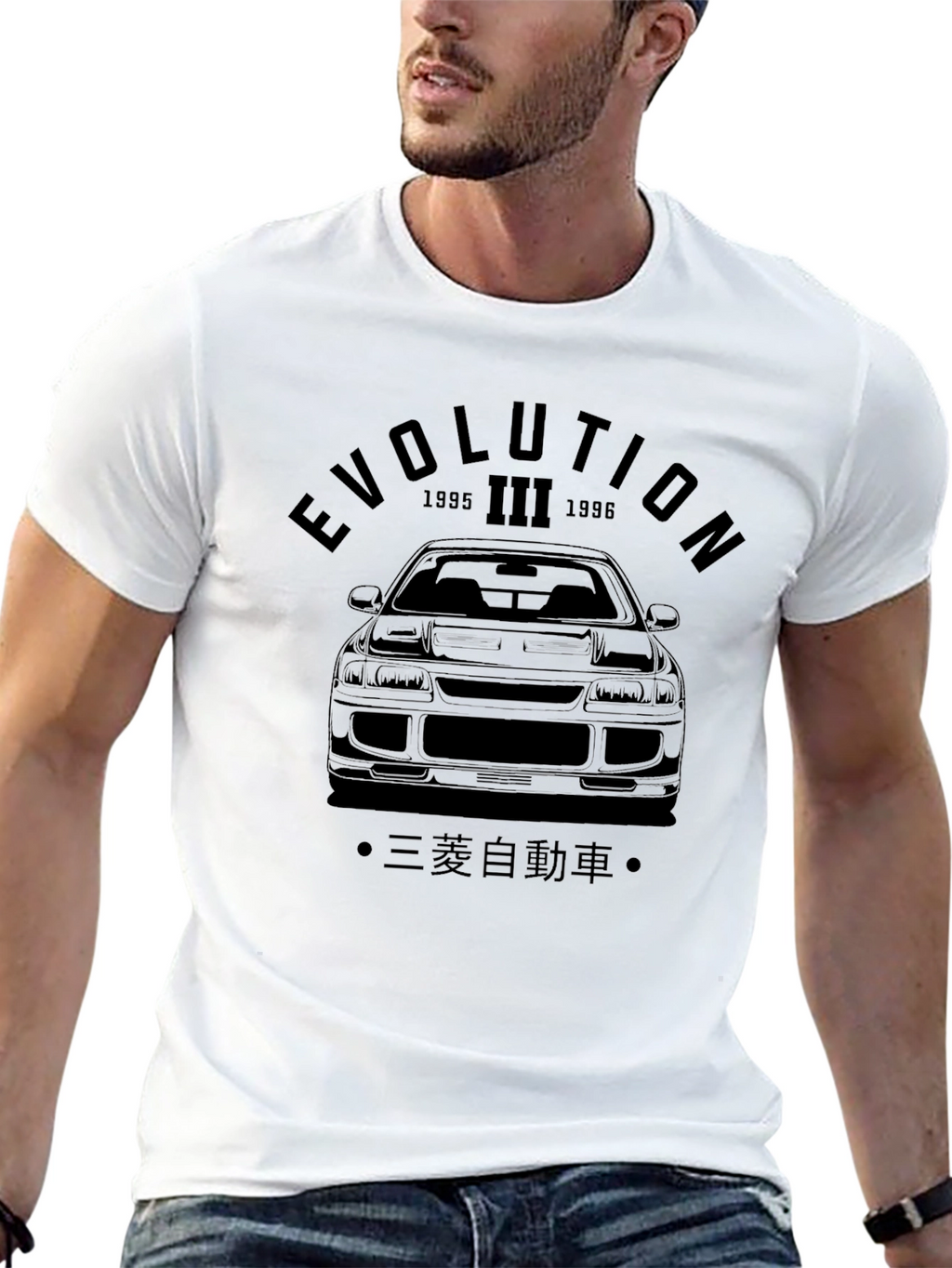 Evolution III Car Graphic Tee - Black