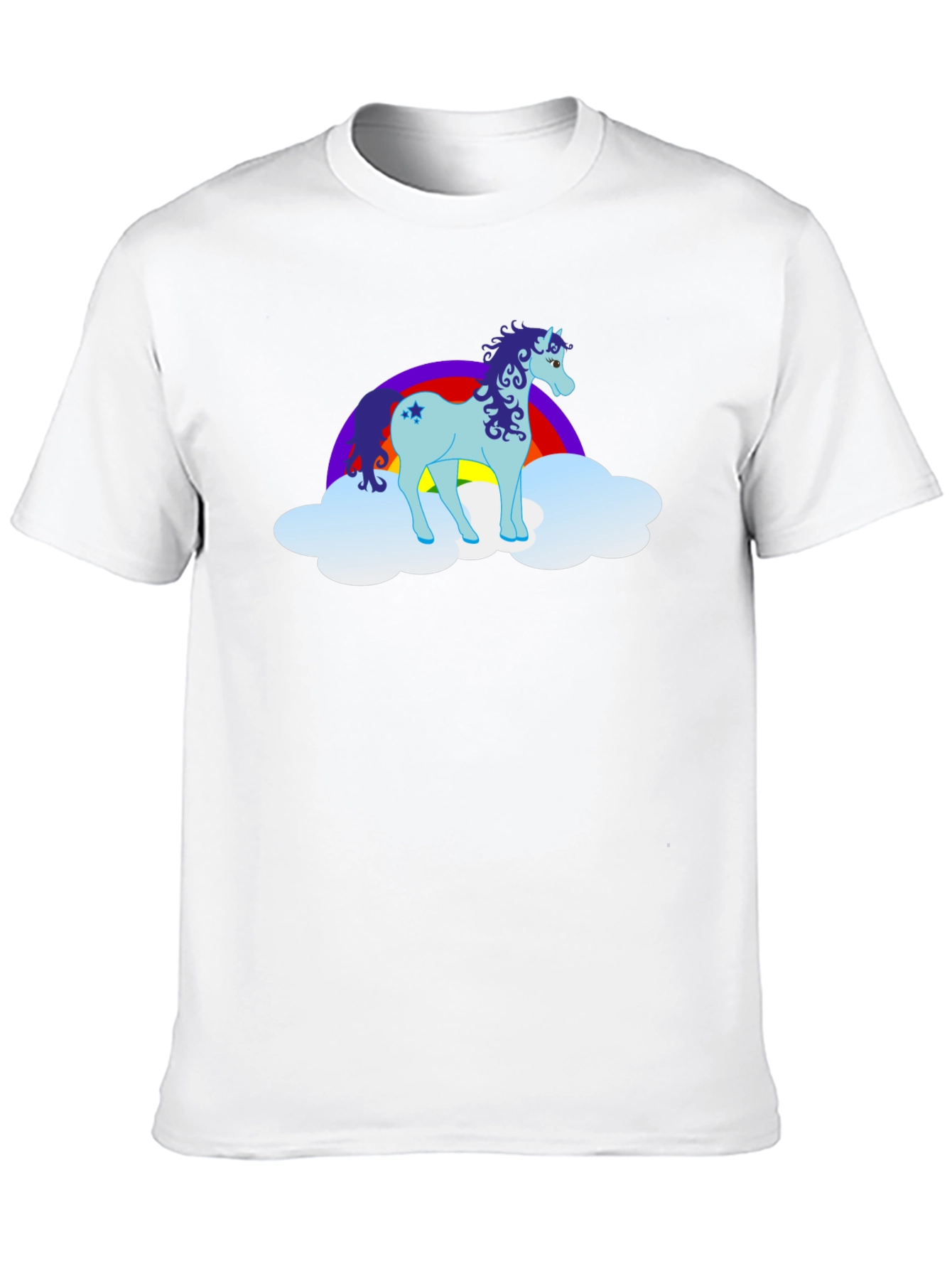 Unicorn Rainbow Cloud Graphic T-Shirt