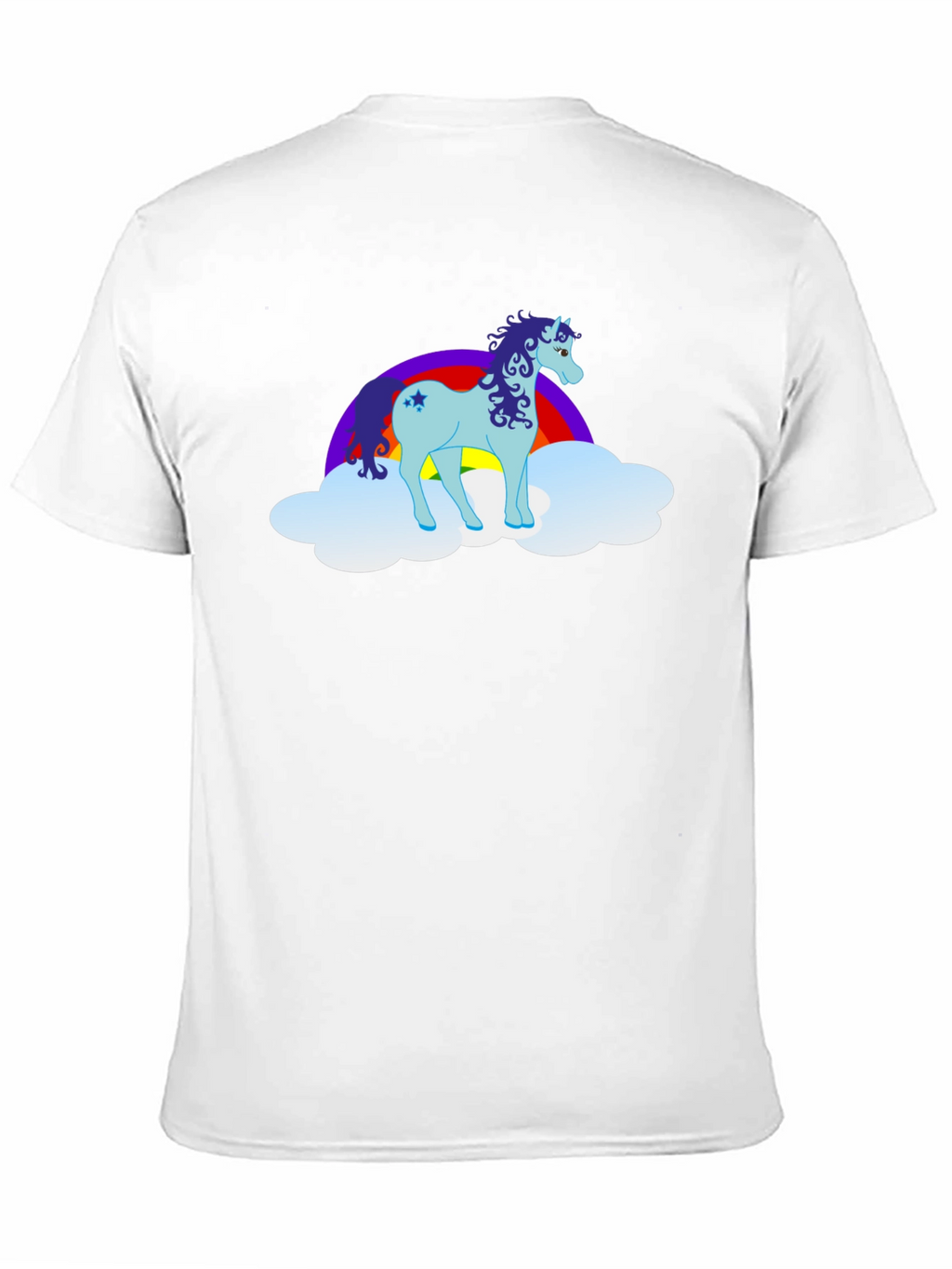 Unicorn Rainbow Cloud Graphic T-Shirt