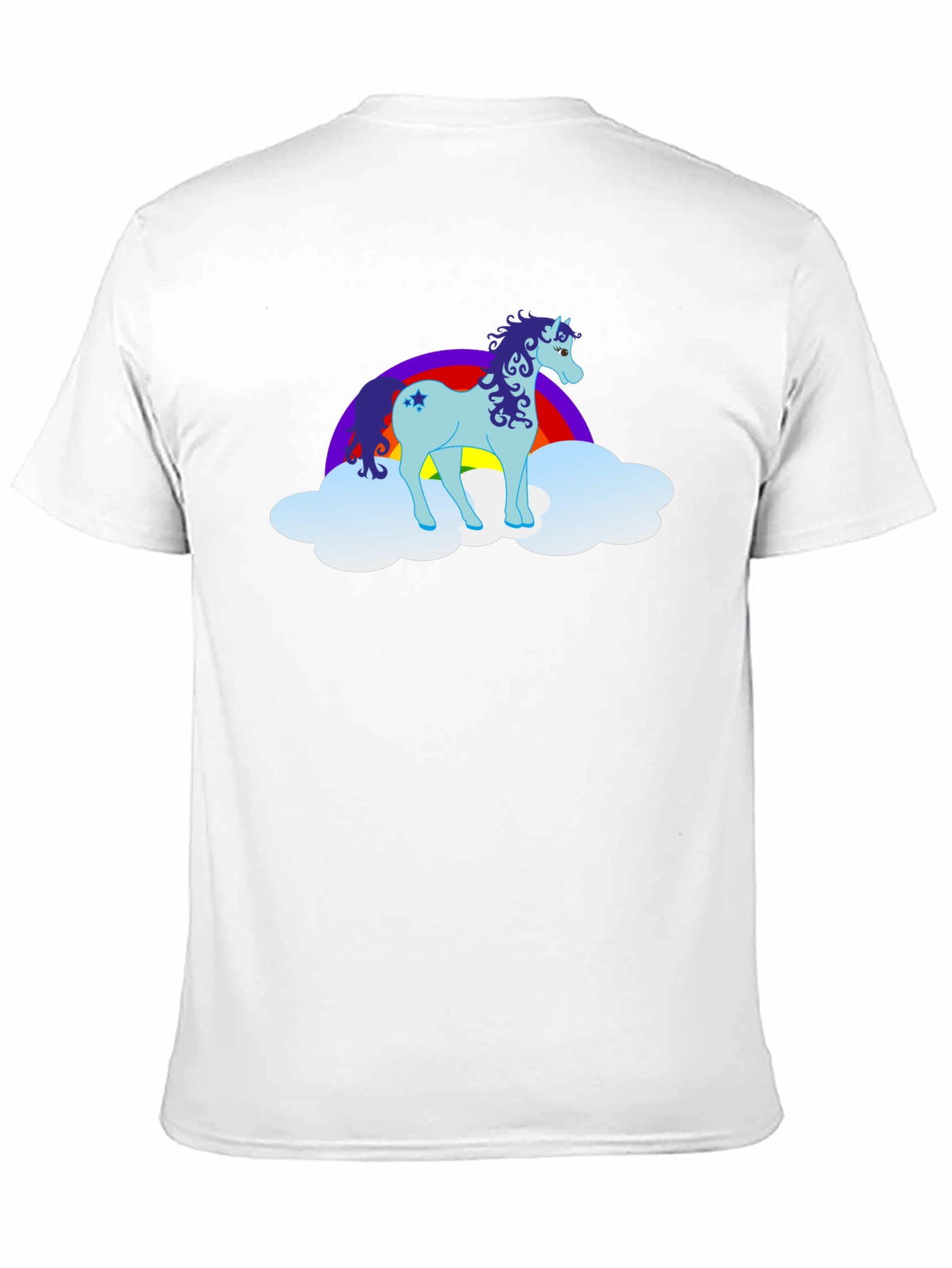 Unicorn Rainbow Cloud Graphic T-Shirt