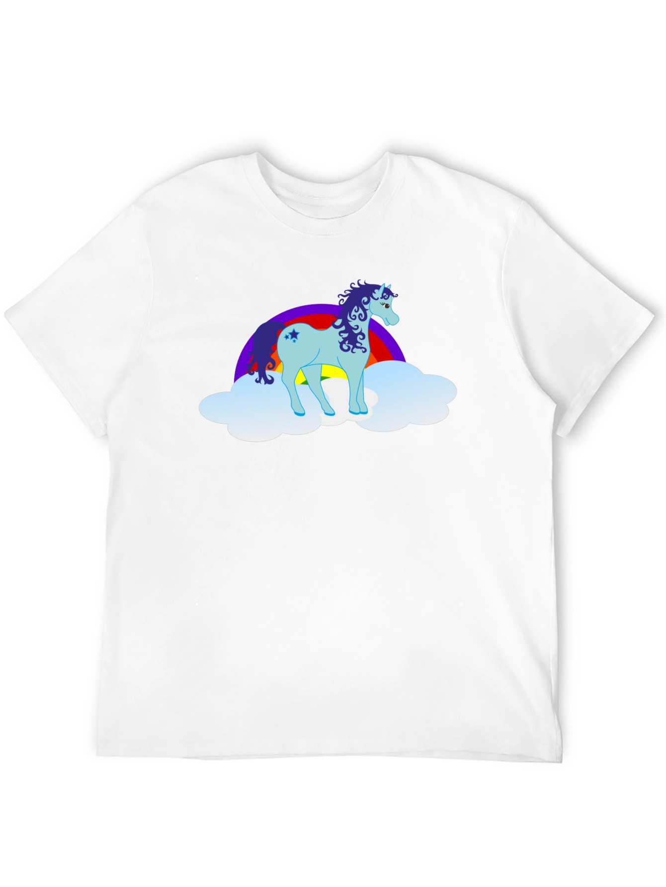 Unicorn Rainbow Cloud Graphic T-Shirt