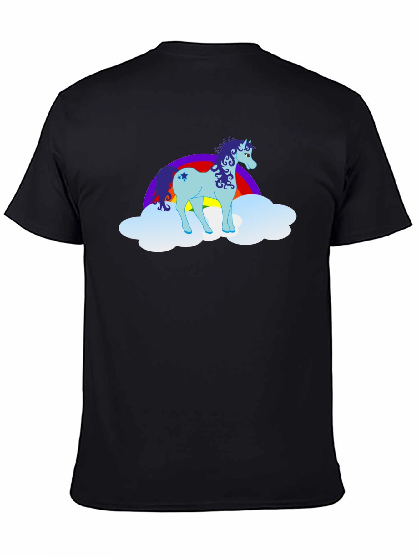Unicorn Rainbow Cloud Graphic T-Shirt