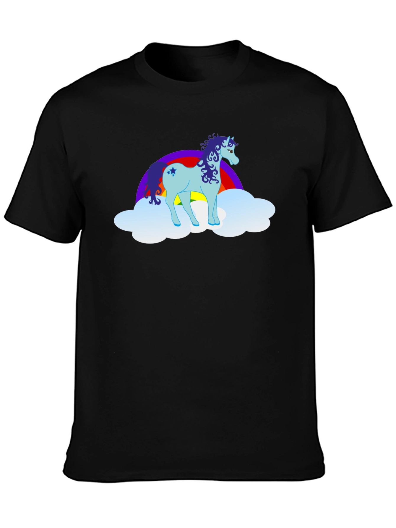 Unicorn Rainbow Cloud Graphic T-Shirt