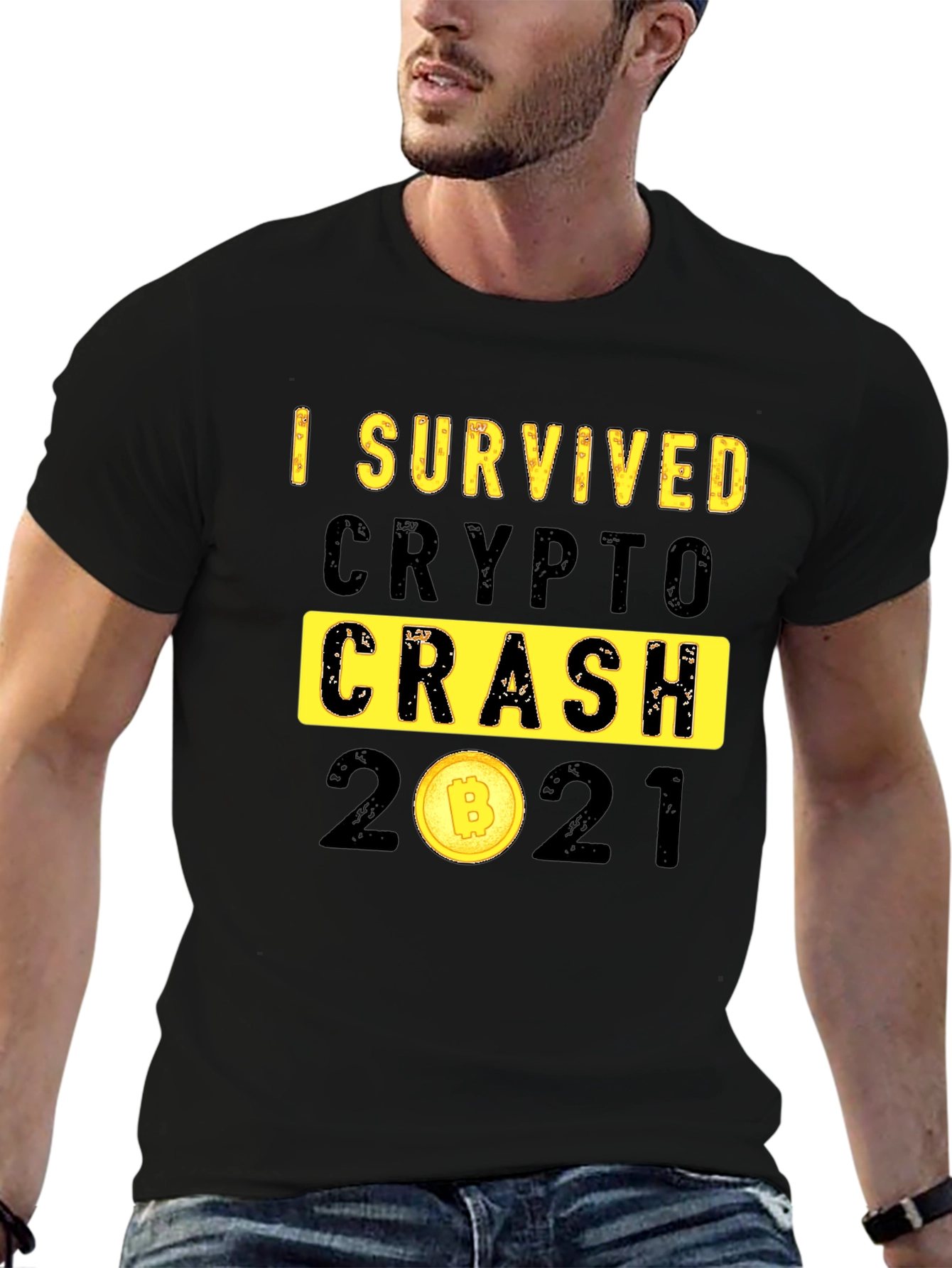 I Survived Crypto Crash 2021 Graphic T-Shirt