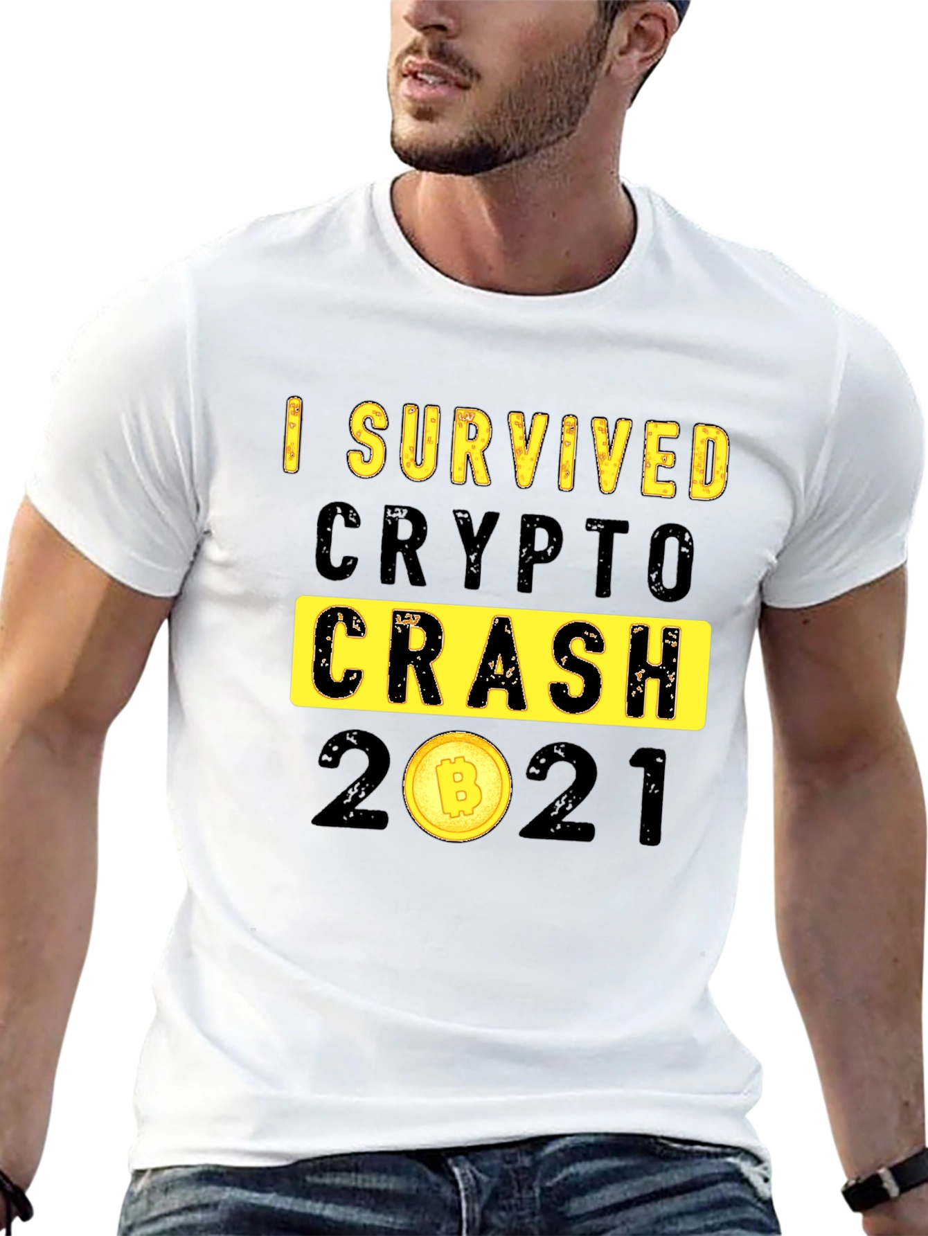 I Survived Crypto Crash 2021 Graphic T-Shirt