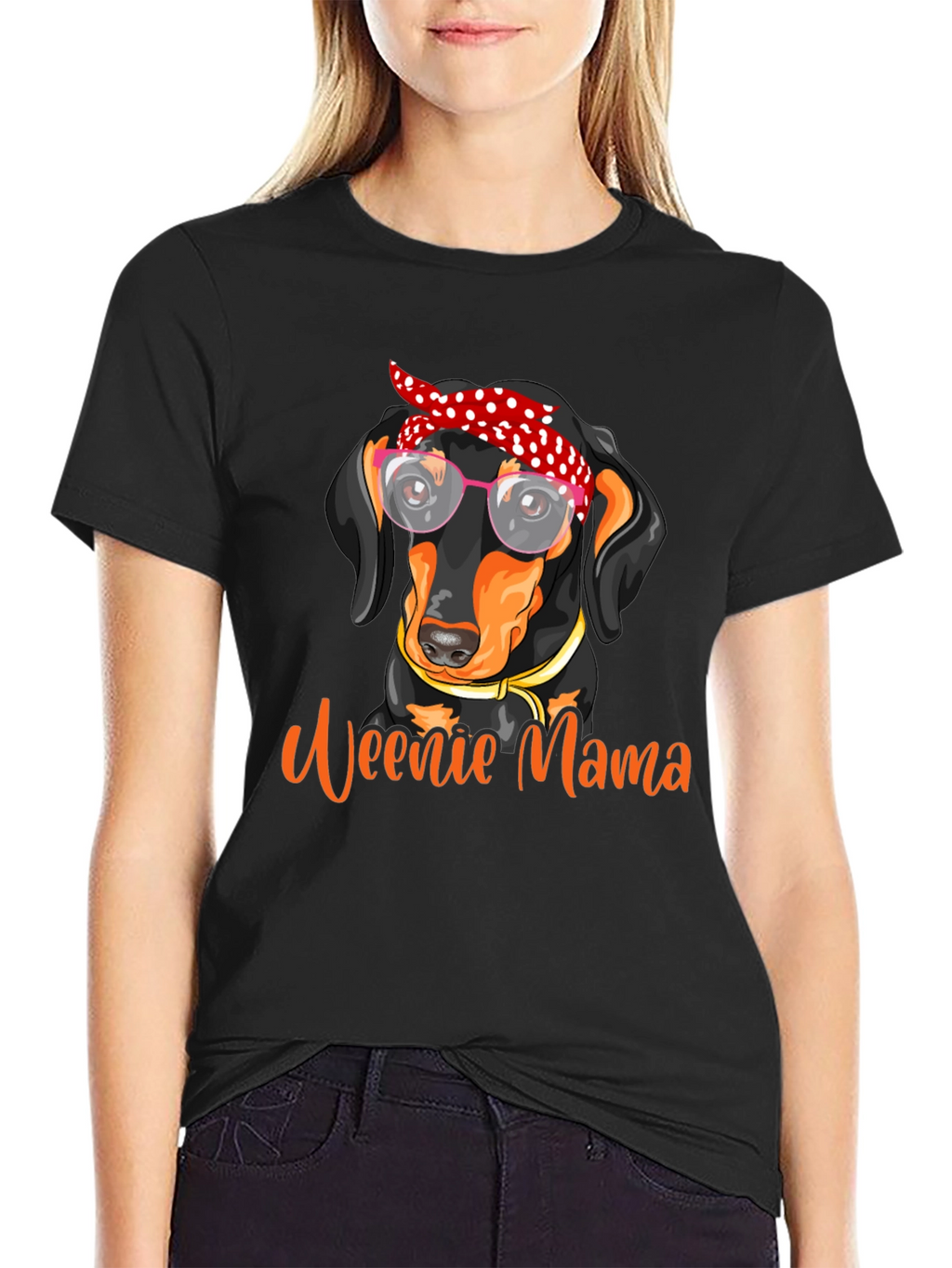 Weenie Mama Dachshund T-Shirt - Cute Dog Lover Tee