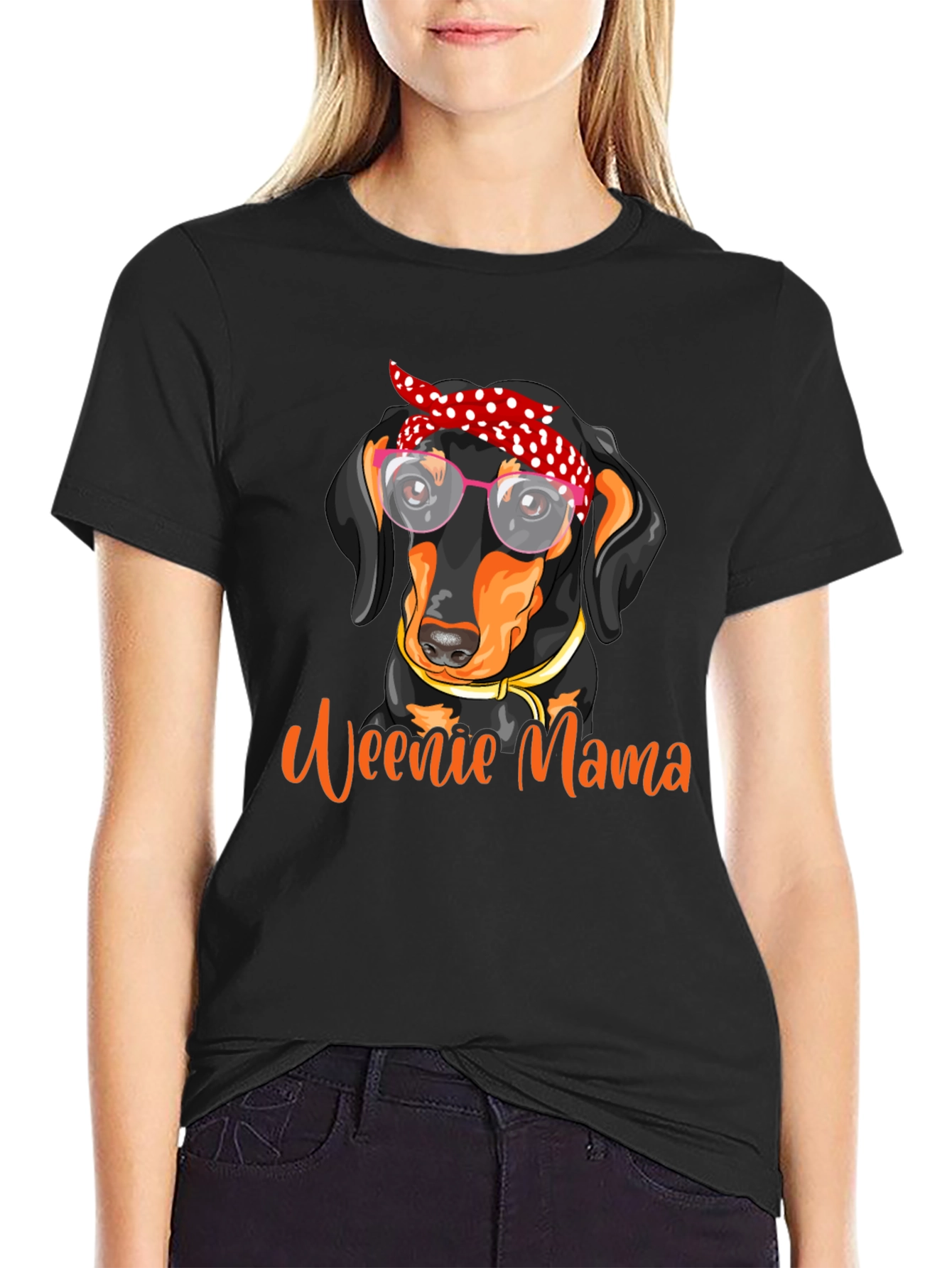 Weenie Mama Dachshund T-Shirt - Cute Dog Lover Tee