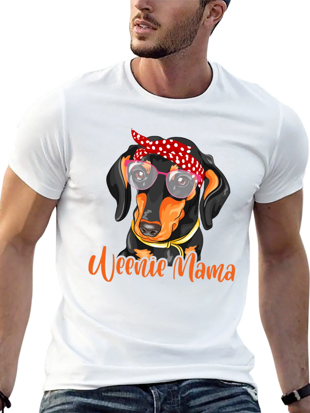 Weenie Mama Dachshund T-Shirt - Cute Dog Lover Tee