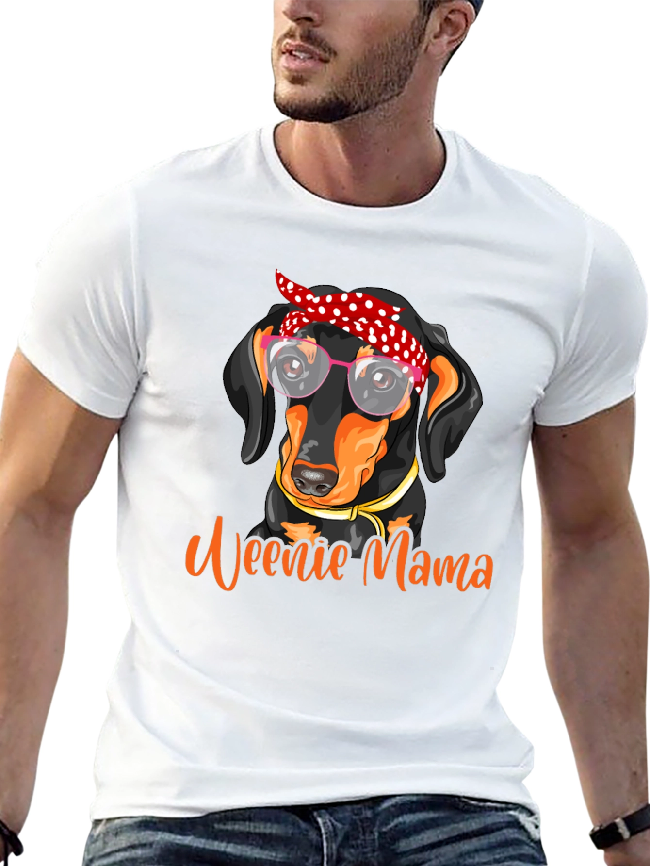 Weenie Mama Dachshund T-Shirt - Cute Dog Lover Tee