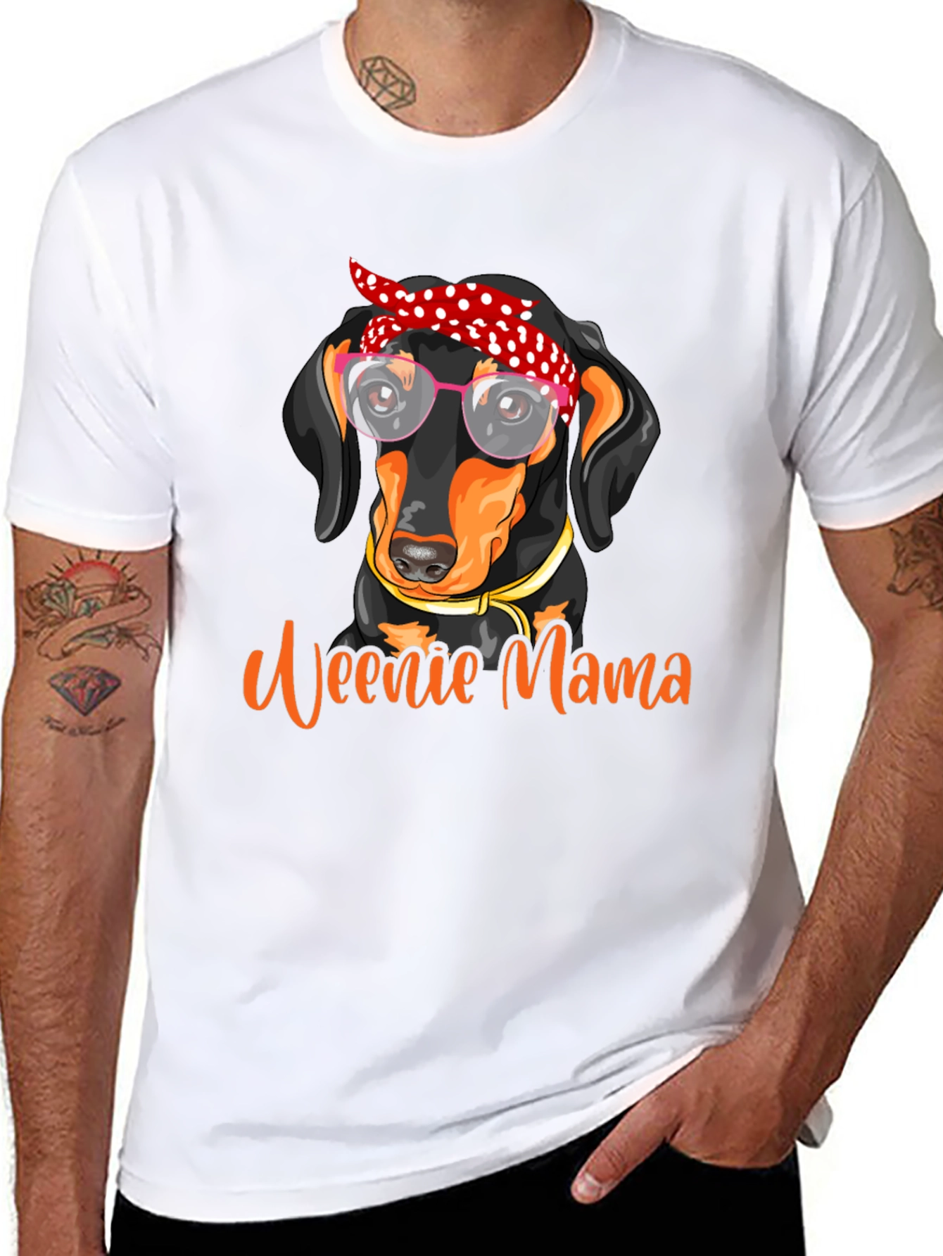 Weenie Mama Dachshund T-Shirt - Cute Dog Lover Tee