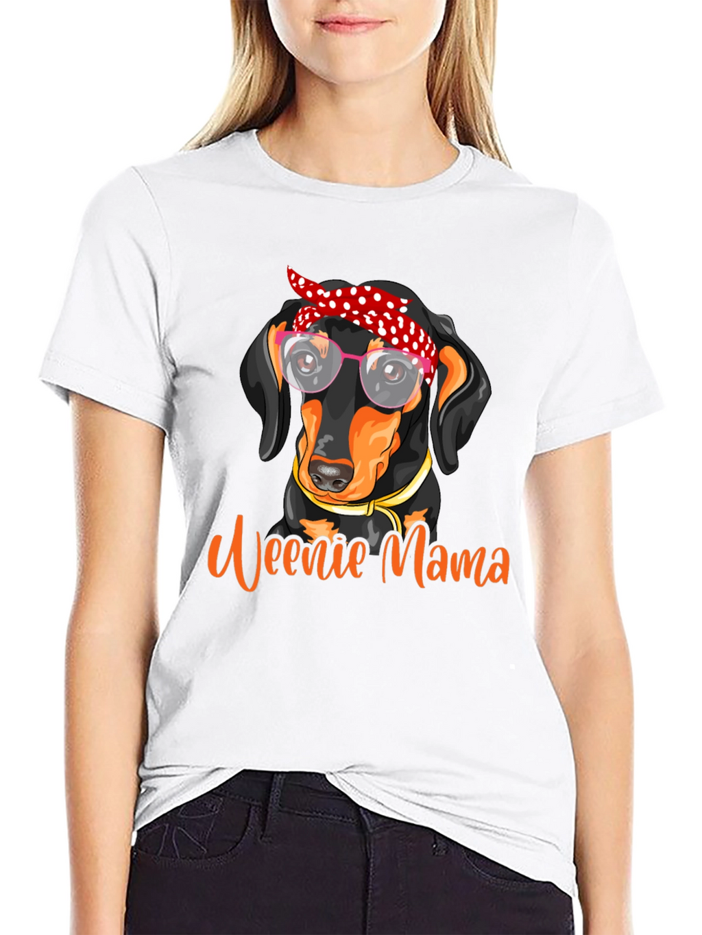 Weenie Mama Dachshund T-Shirt - Cute Dog Lover Tee