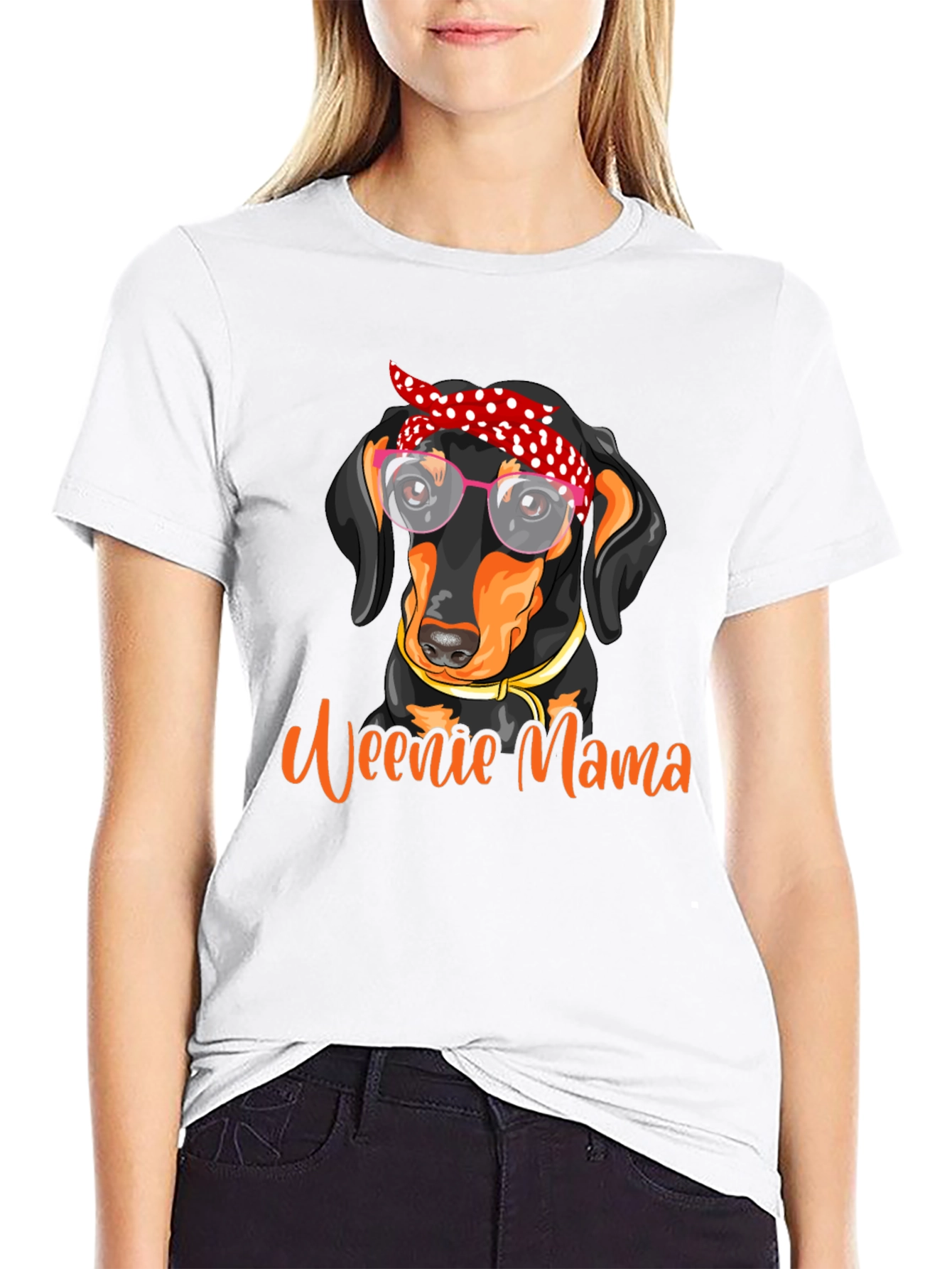 Weenie Mama Dachshund T-Shirt - Cute Dog Lover Tee