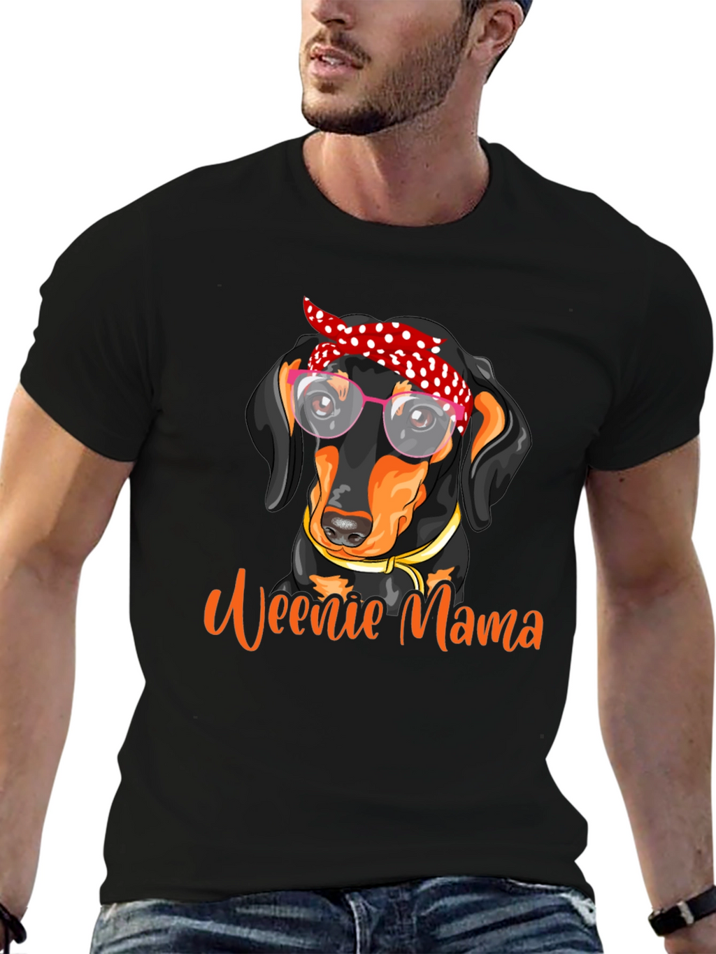 Weenie Mama Dachshund T-Shirt - Cute Dog Lover Tee