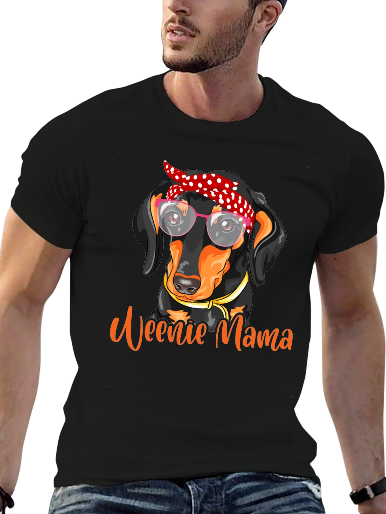 Weenie Mama Dachshund T-Shirt - Cute Dog Lover Tee