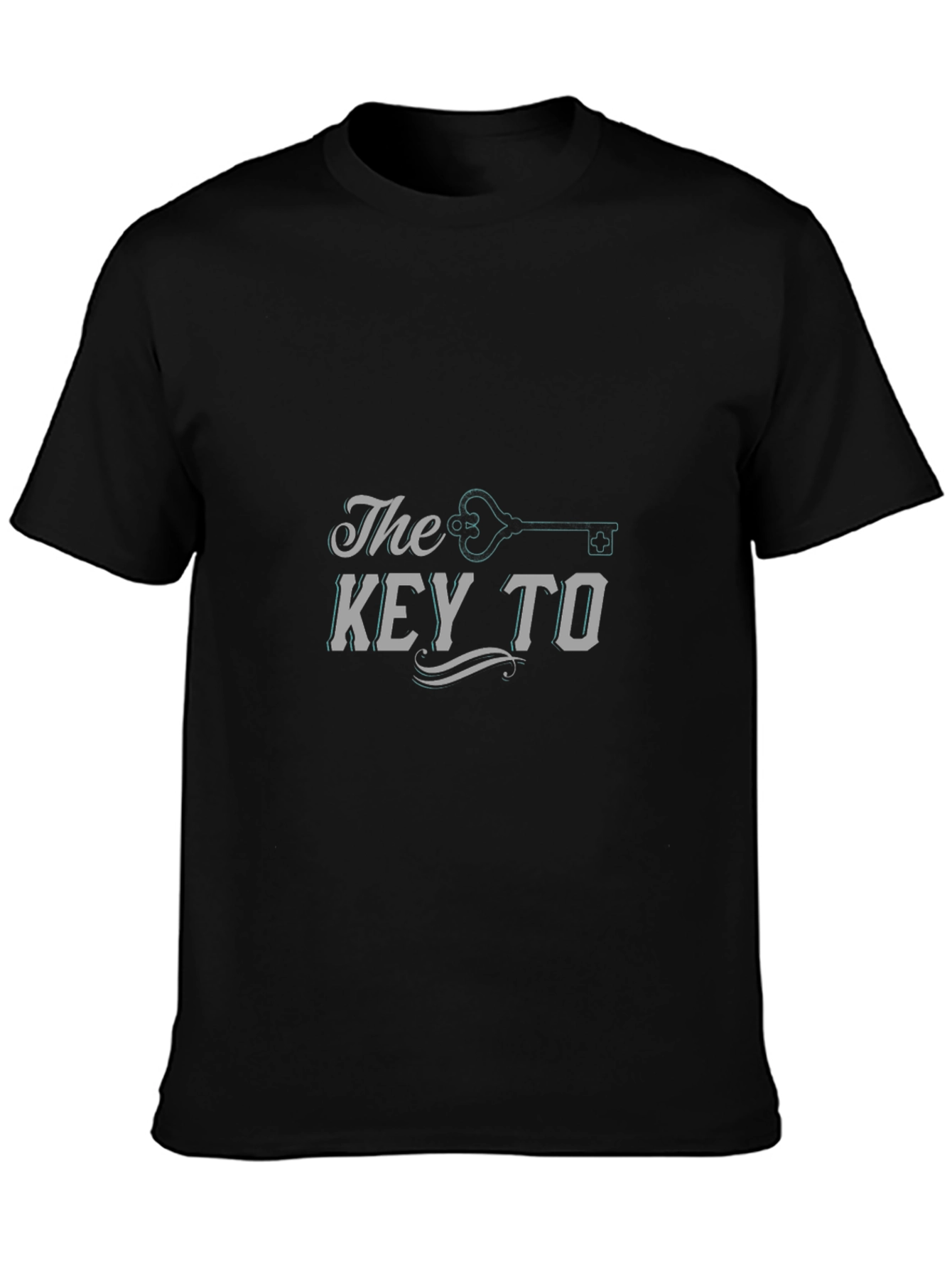 The Key to T-Shirt Black Mens