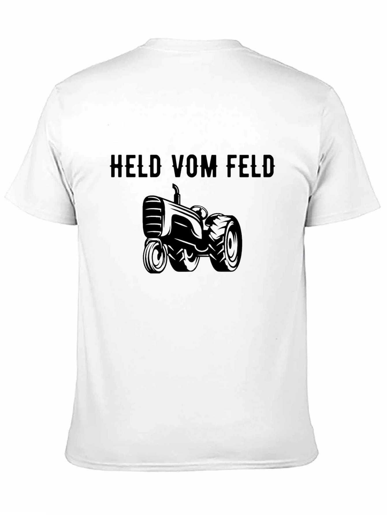 Held Vom Feld Black Tractor Graphic T-Shirt