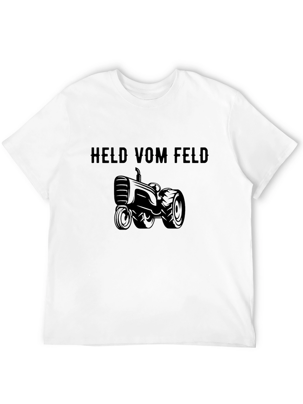 Held Vom Feld Black Tractor Graphic T-Shirt