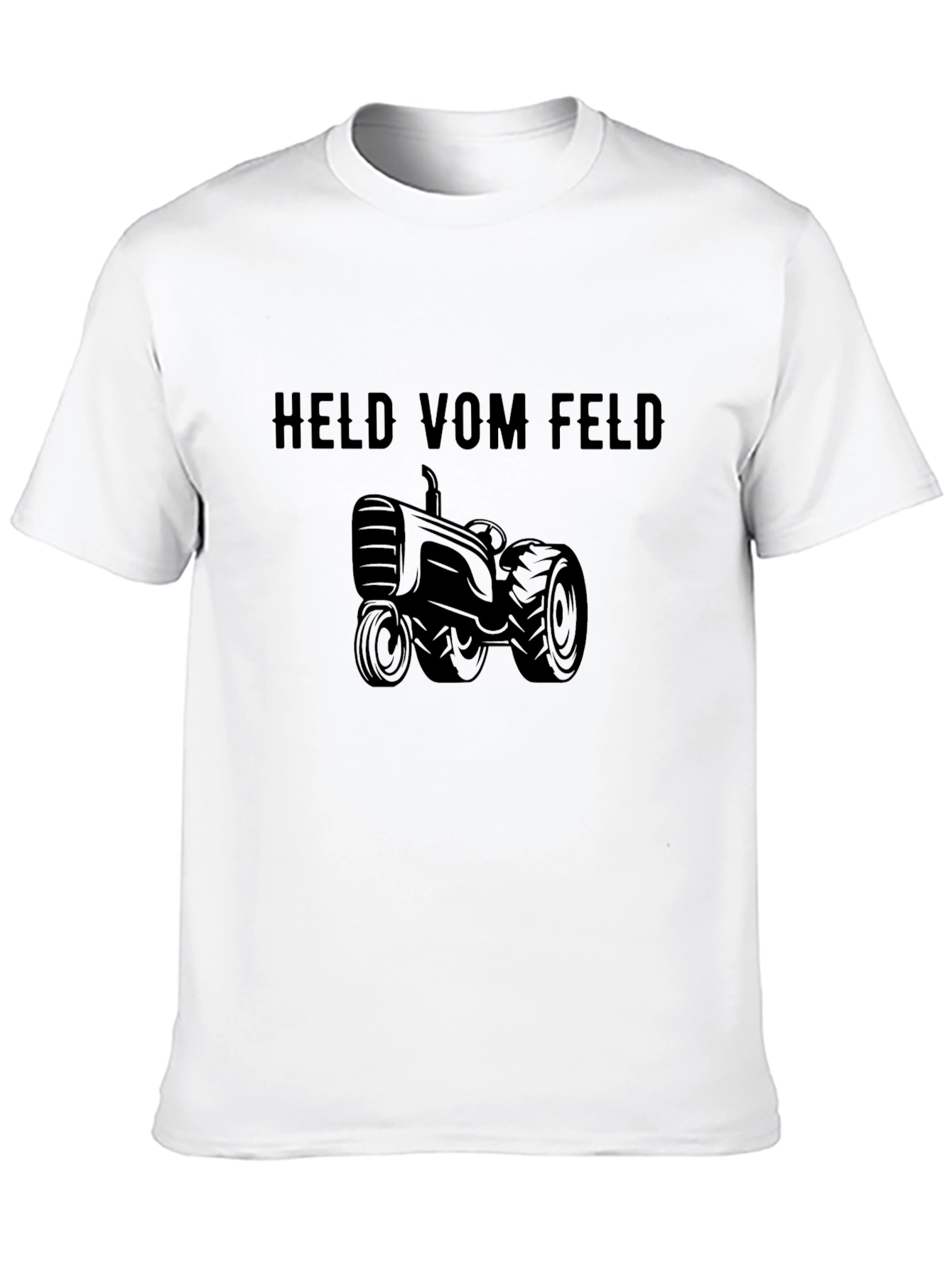 Held Vom Feld Black Tractor Graphic T-Shirt
