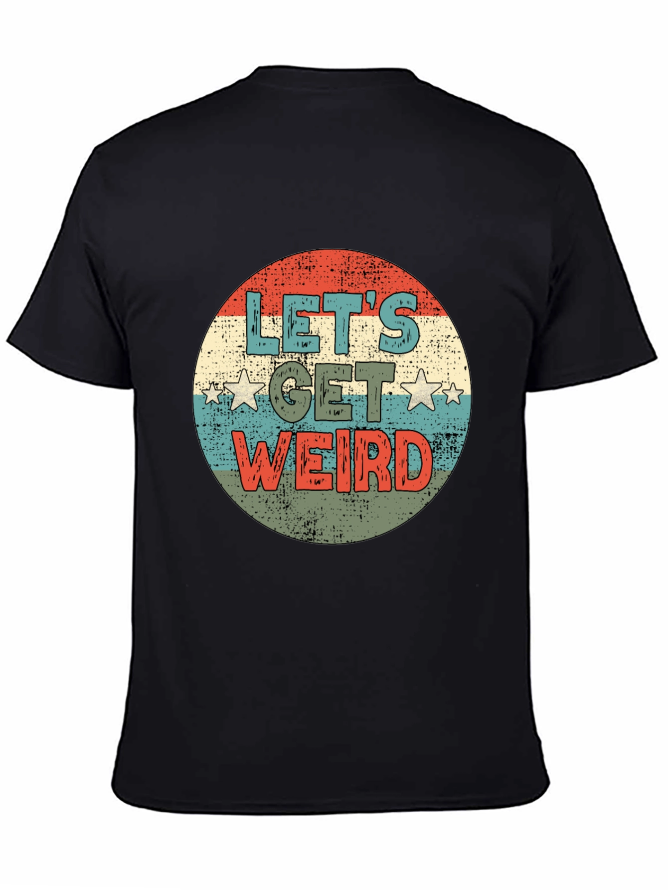 Lets Get Weird Retro Graphic Tee