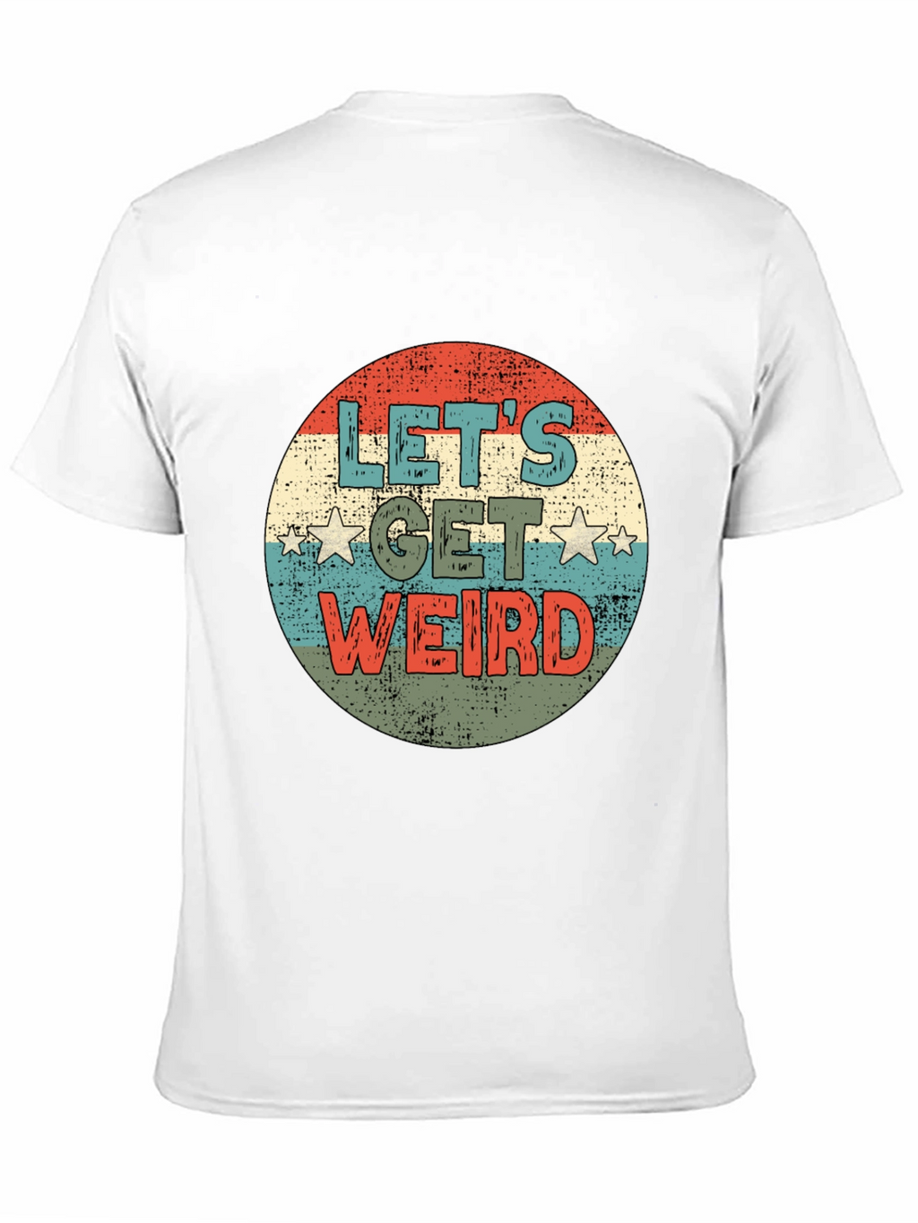 Lets Get Weird Retro Graphic Tee