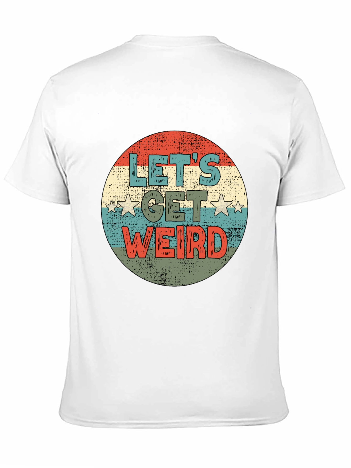 Lets Get Weird Retro Graphic Tee