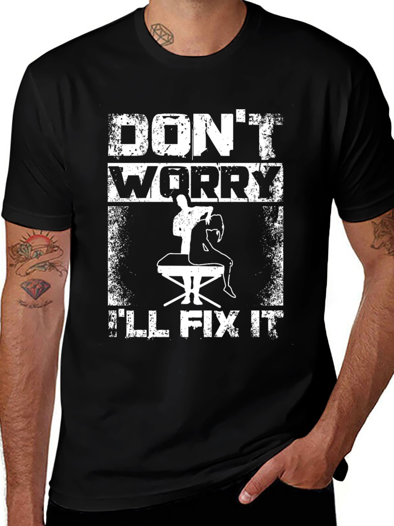 Dont Worry Ill Fix It - Funny Chiropractic T-Shirt