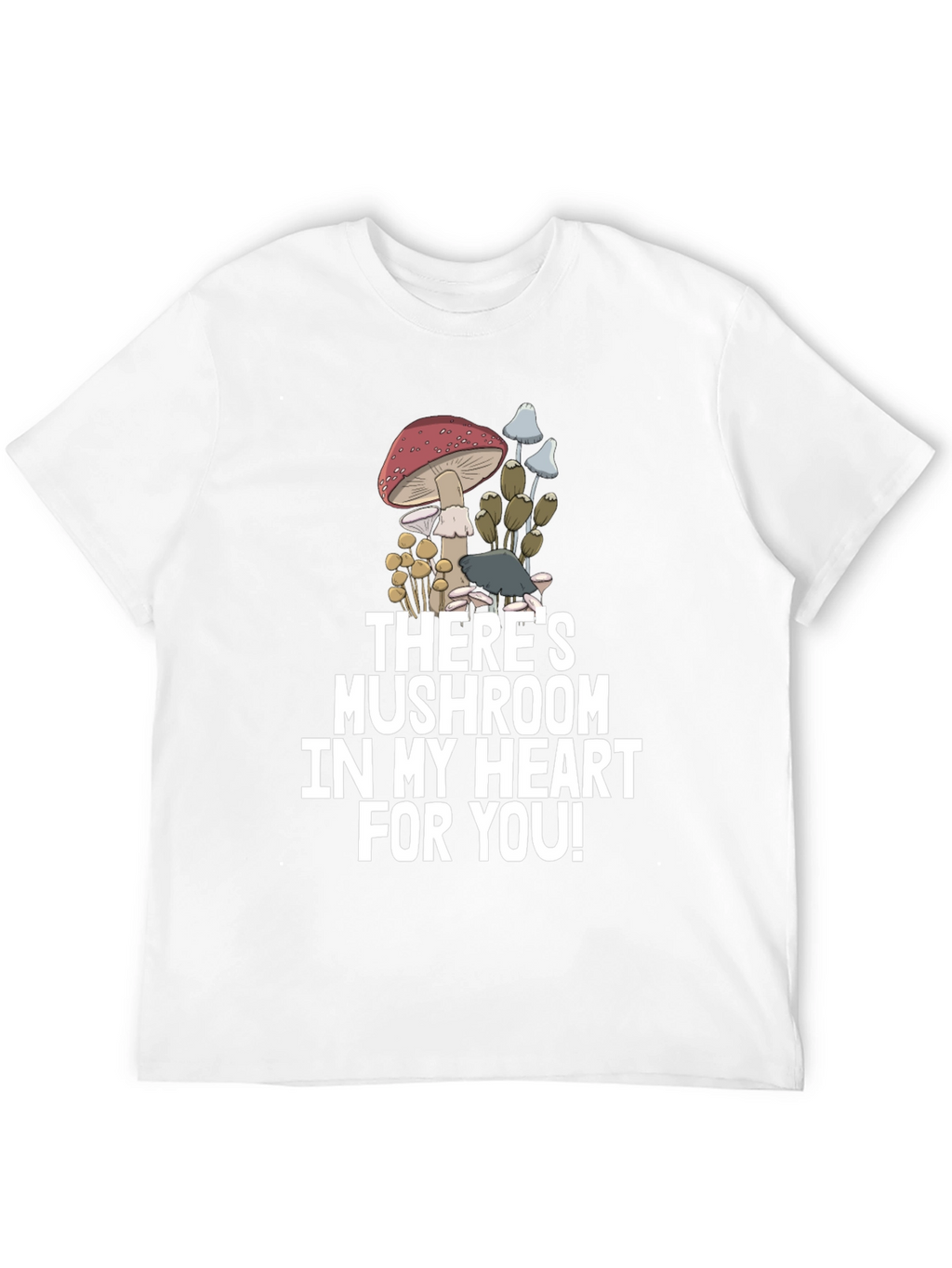 Mushroom Heart Graphic Tee